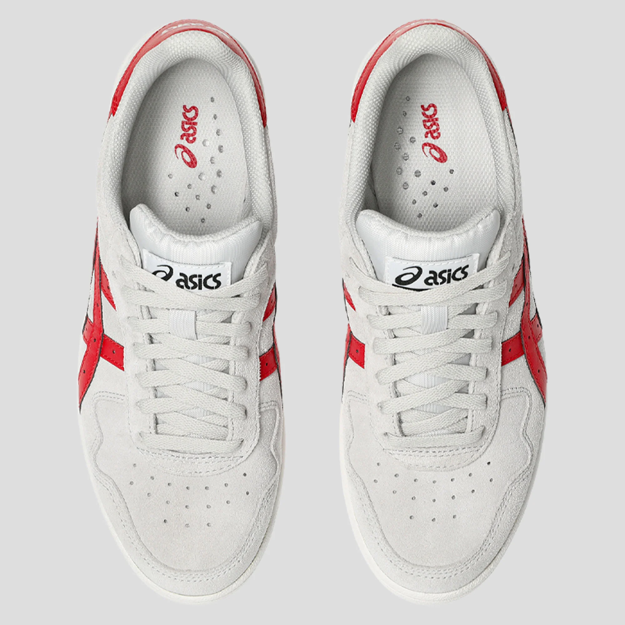 Asics Japan Pro - Cloud Grey / Classic Red - Image 3