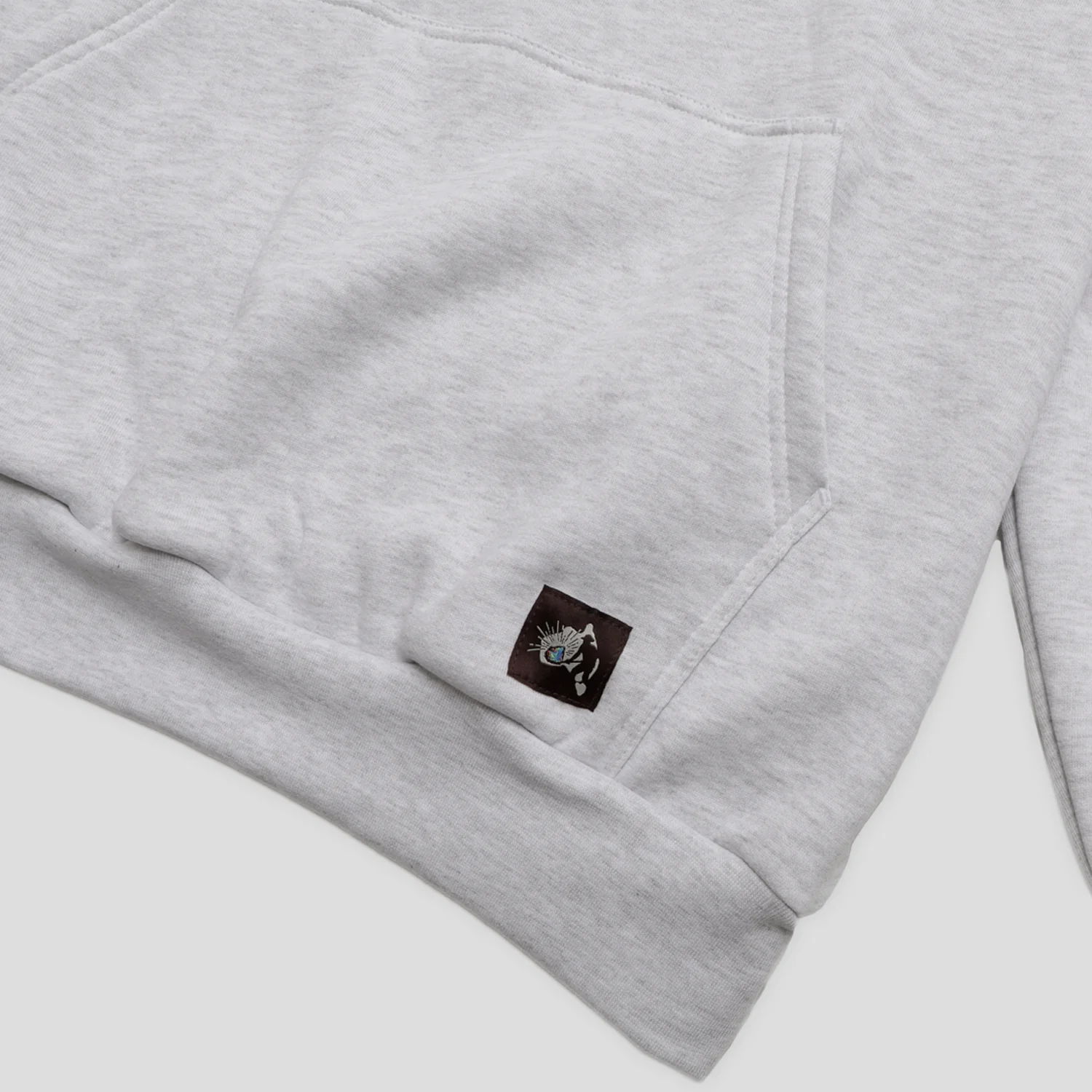 Pass~Port Australian Manufactured Hoodie - White Marle - Image 3