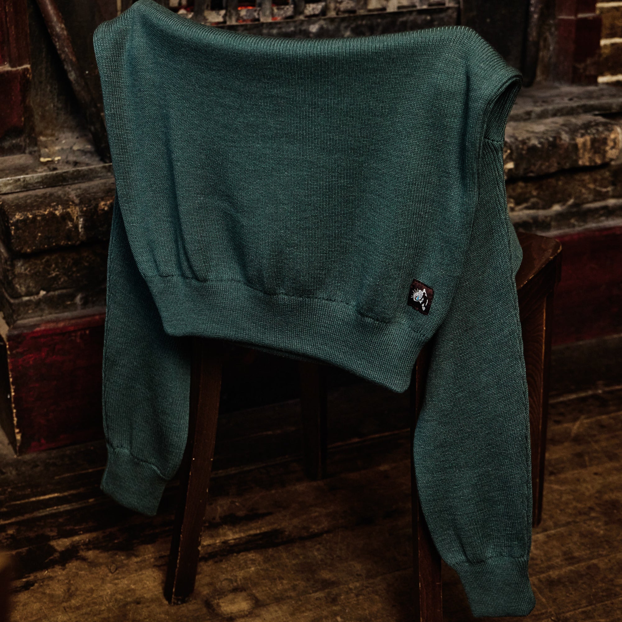 Pass~Port Australian Manufactured Woolen Sweater - Moss - Image 4