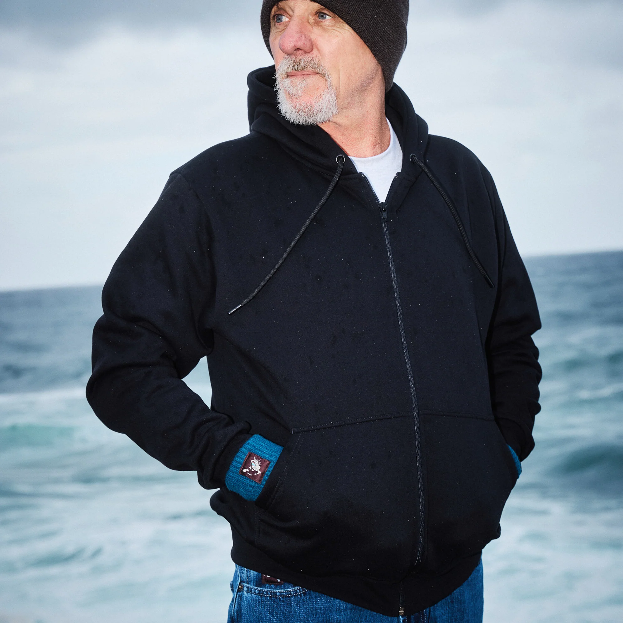 Pass~Port Australian Manufactured Zip Hood - Black