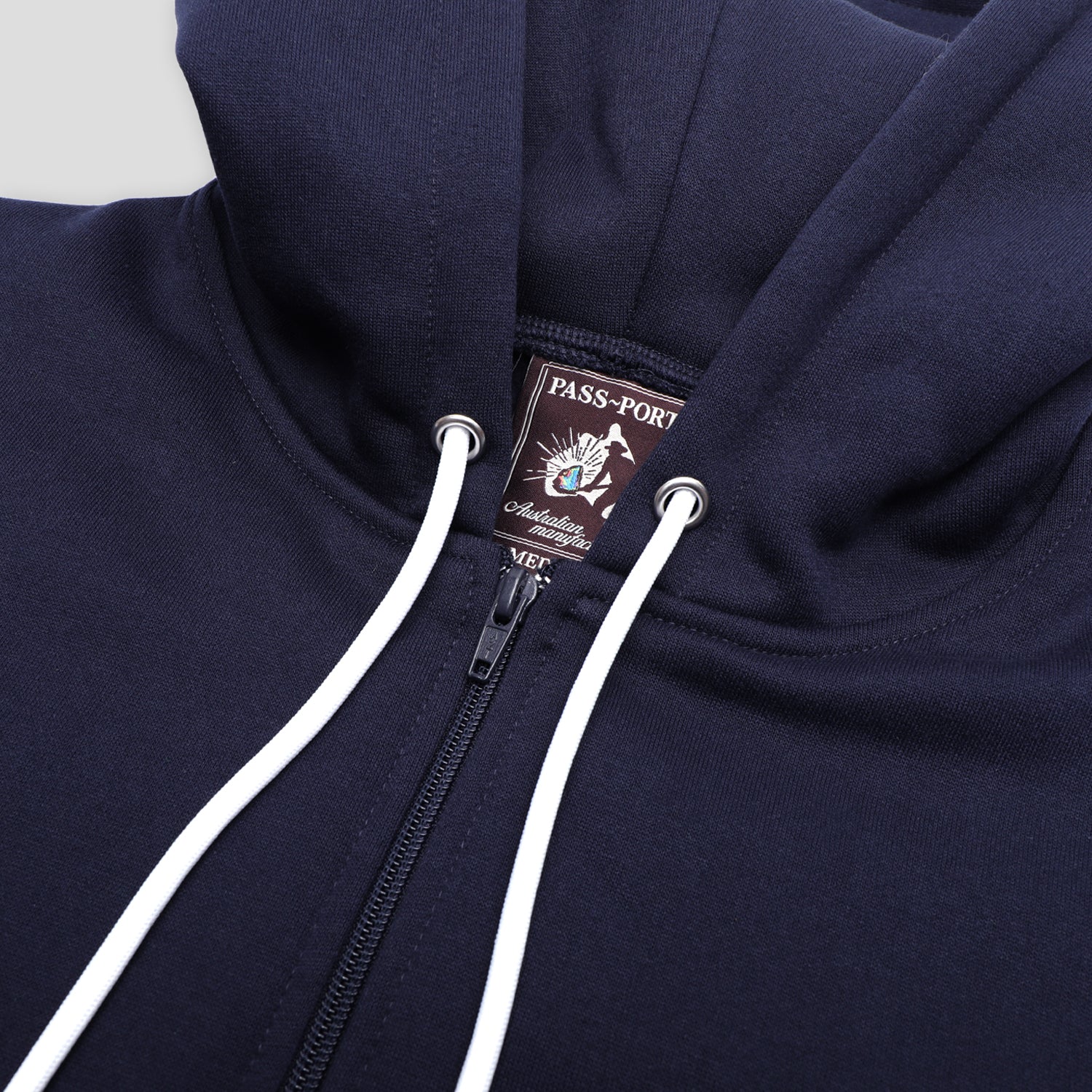 Pass~Port Australian Manufactured Zip Hood - Navy - Image 3