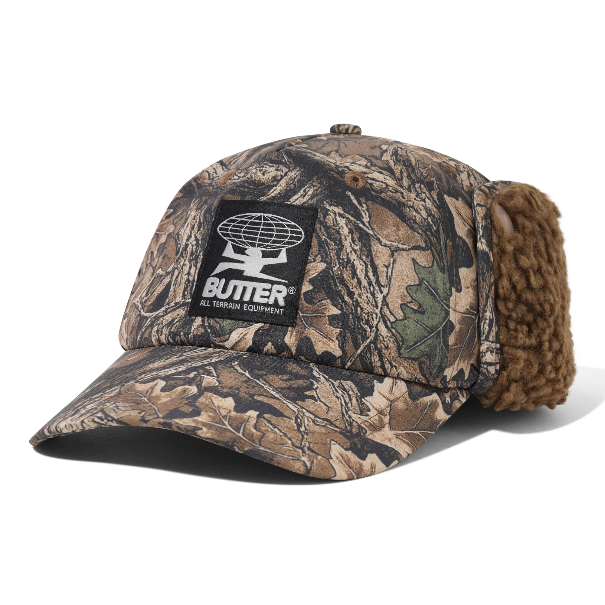 Butter Goods All Terrain 5 Panel Cap - Forest Camo