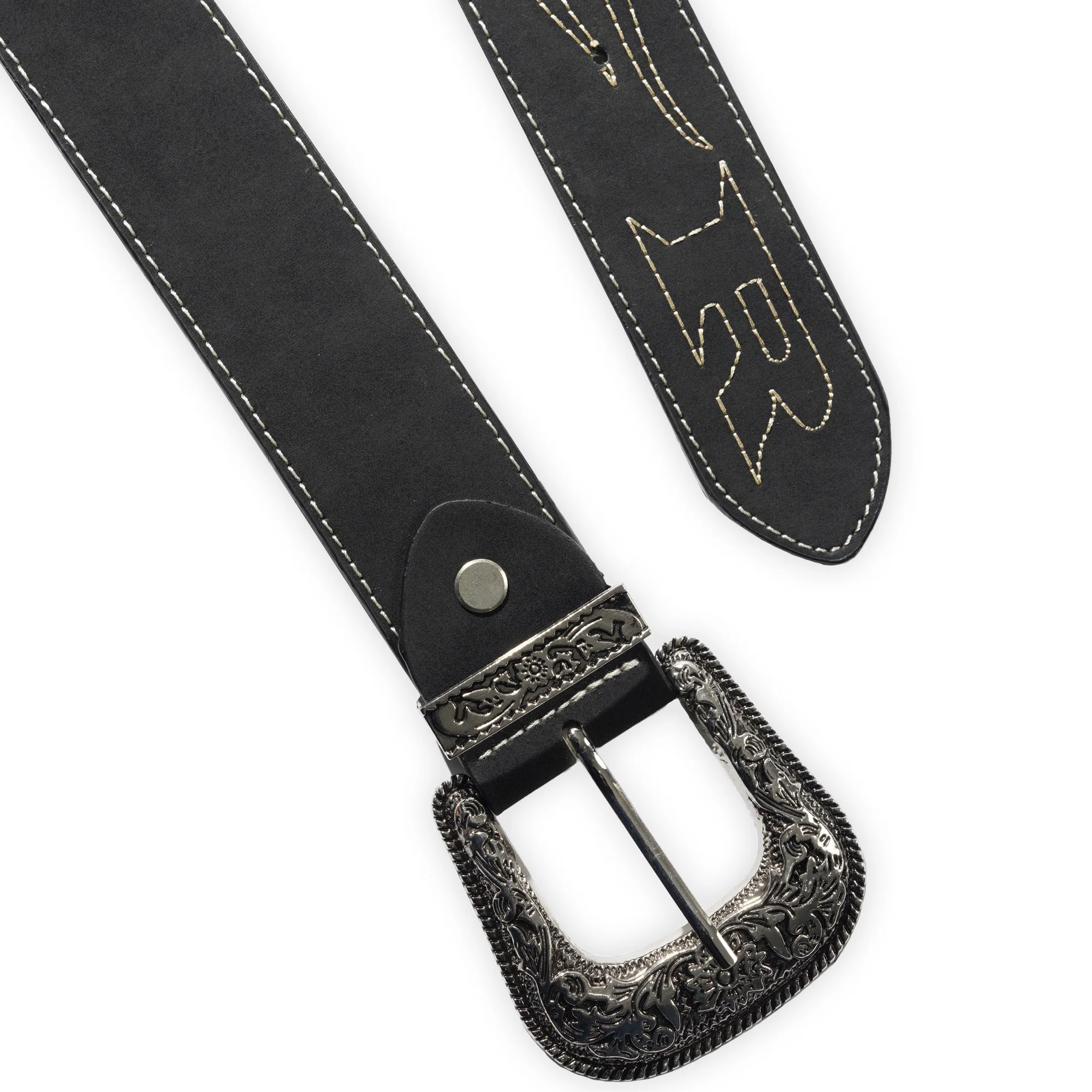 Butter Goods Flame Stitch Belt - Black - Image 2