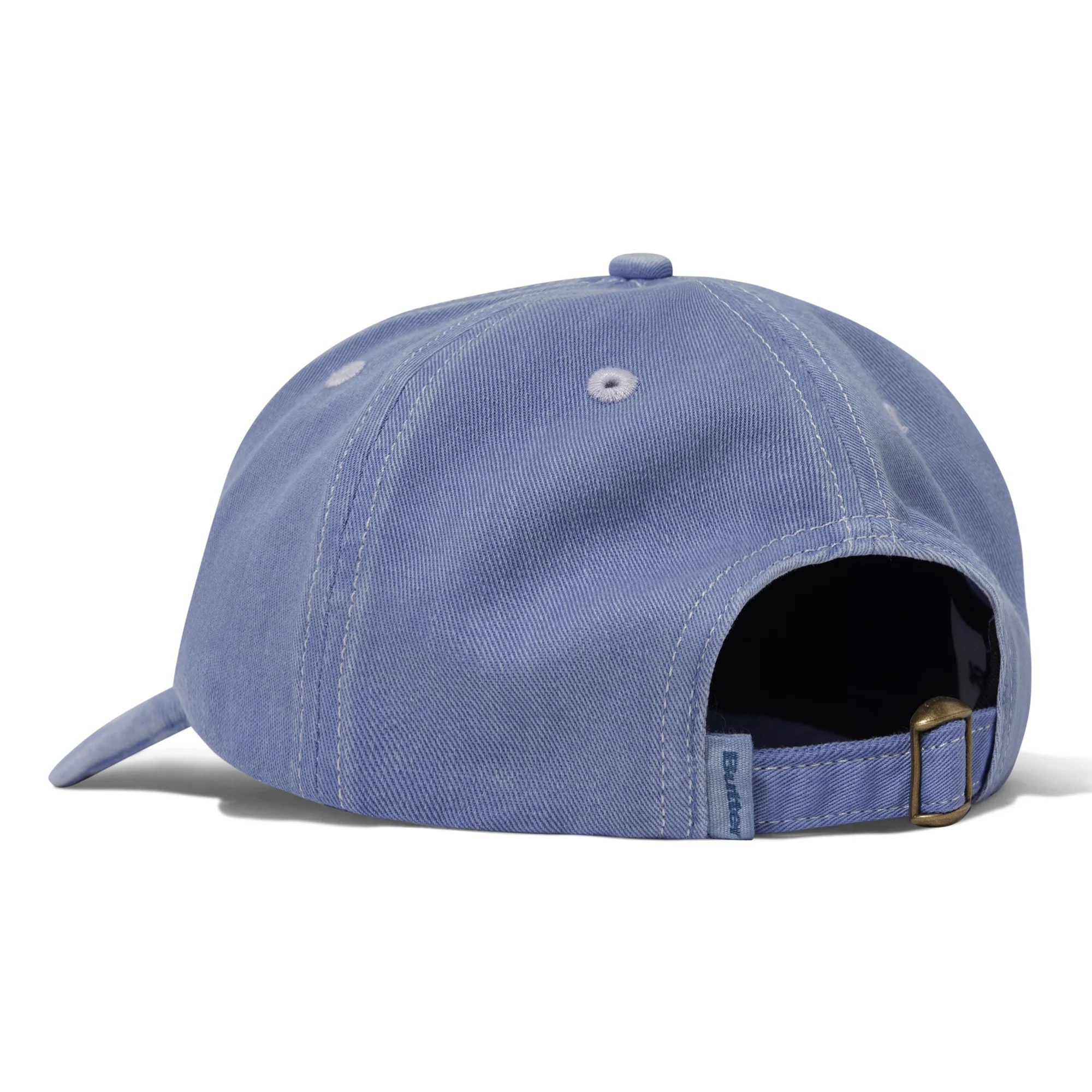Butter Goods Rounded Logo 6 Panel Cap - Washed Sky - Image 2