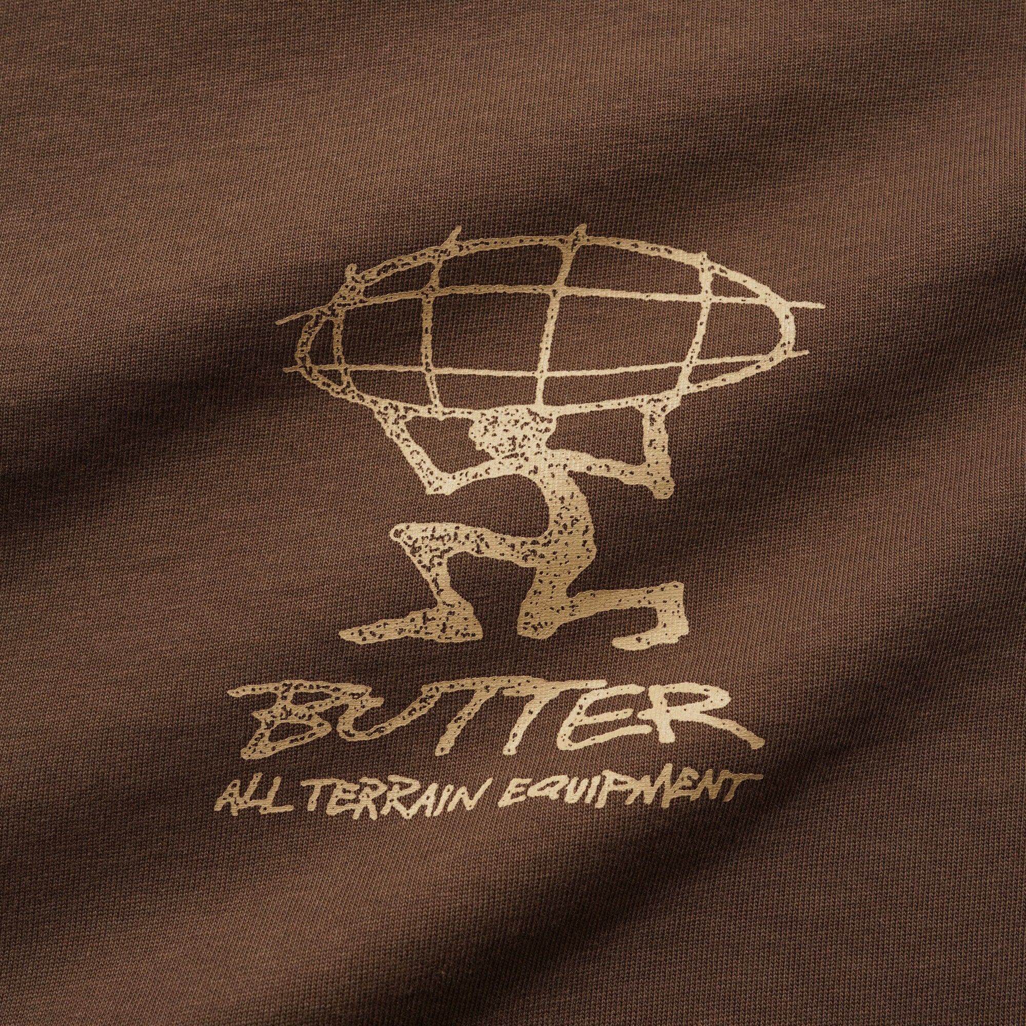 Butter Goods Terrain Tee - Brown - Image 3