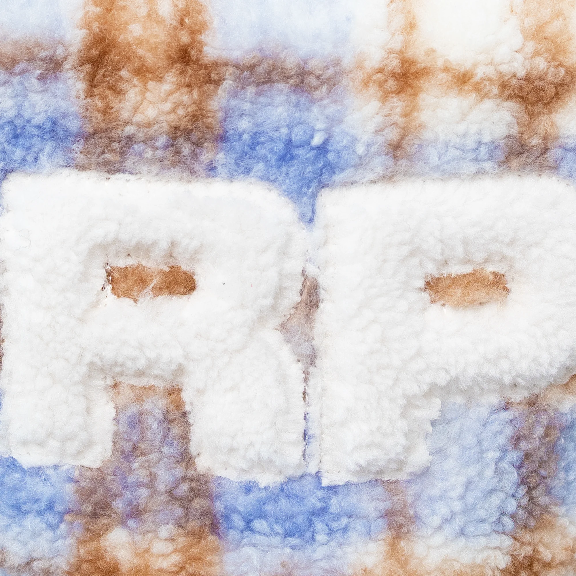 Carpet Company Fleece Hoodie - Blue Plaid - Image 3
