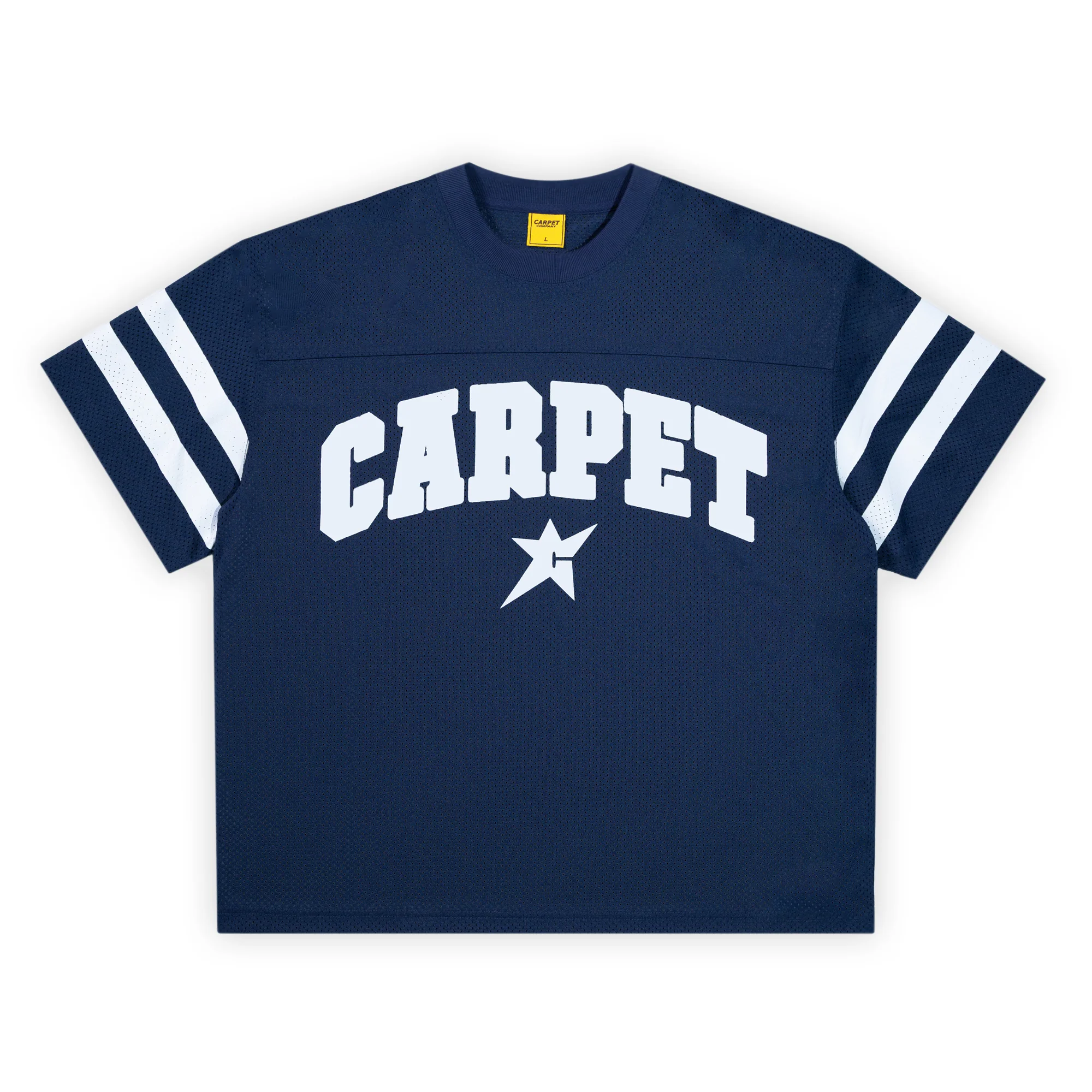 Carpet Company Football Jersey - Navy