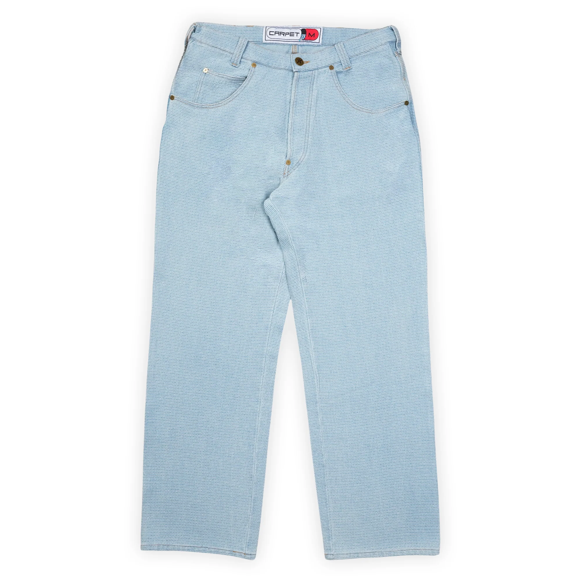 Carpet Company Interlock Stitch Denim Jeans - Blue