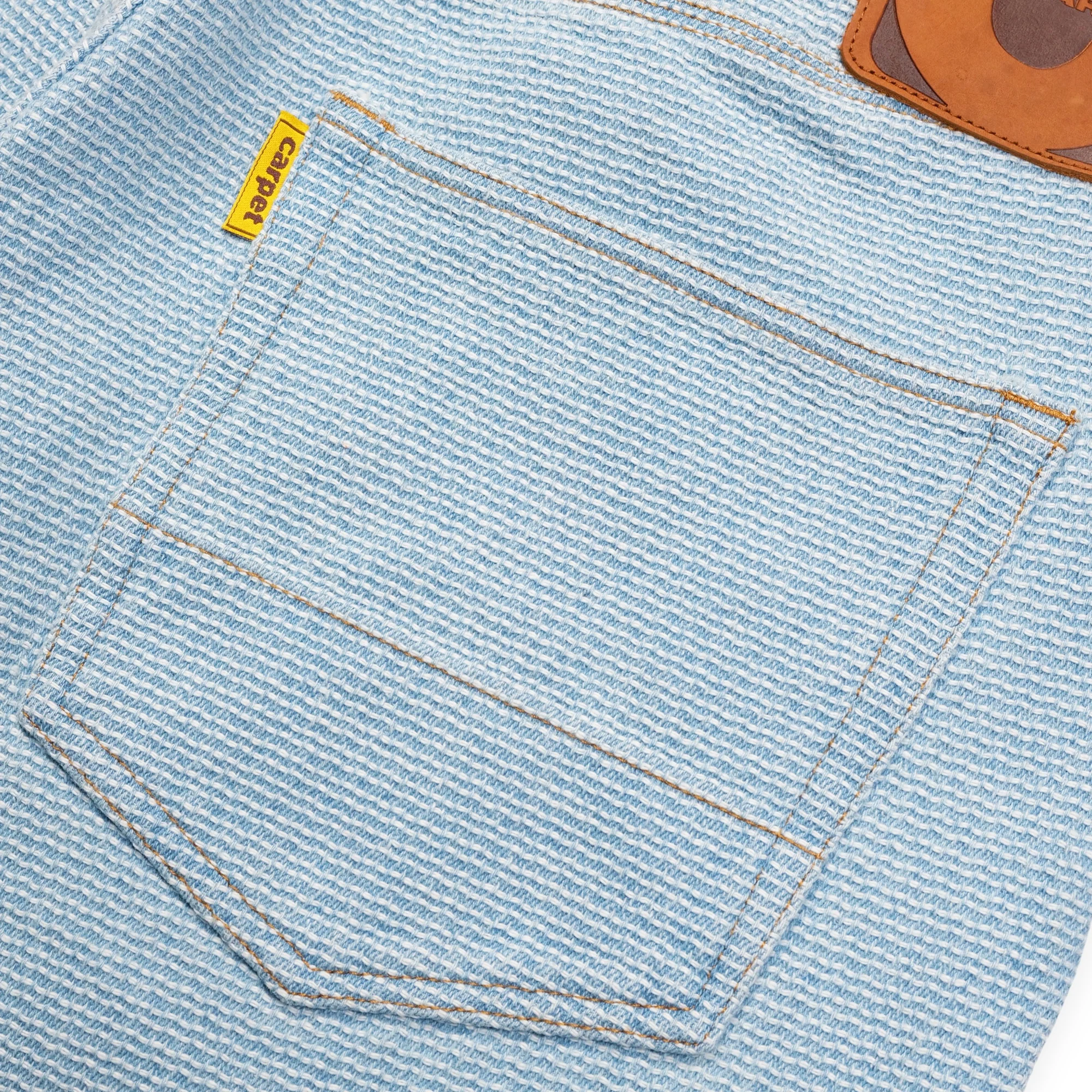 Carpet Company Interlock Stitch Denim Jeans - Blue - Image 5