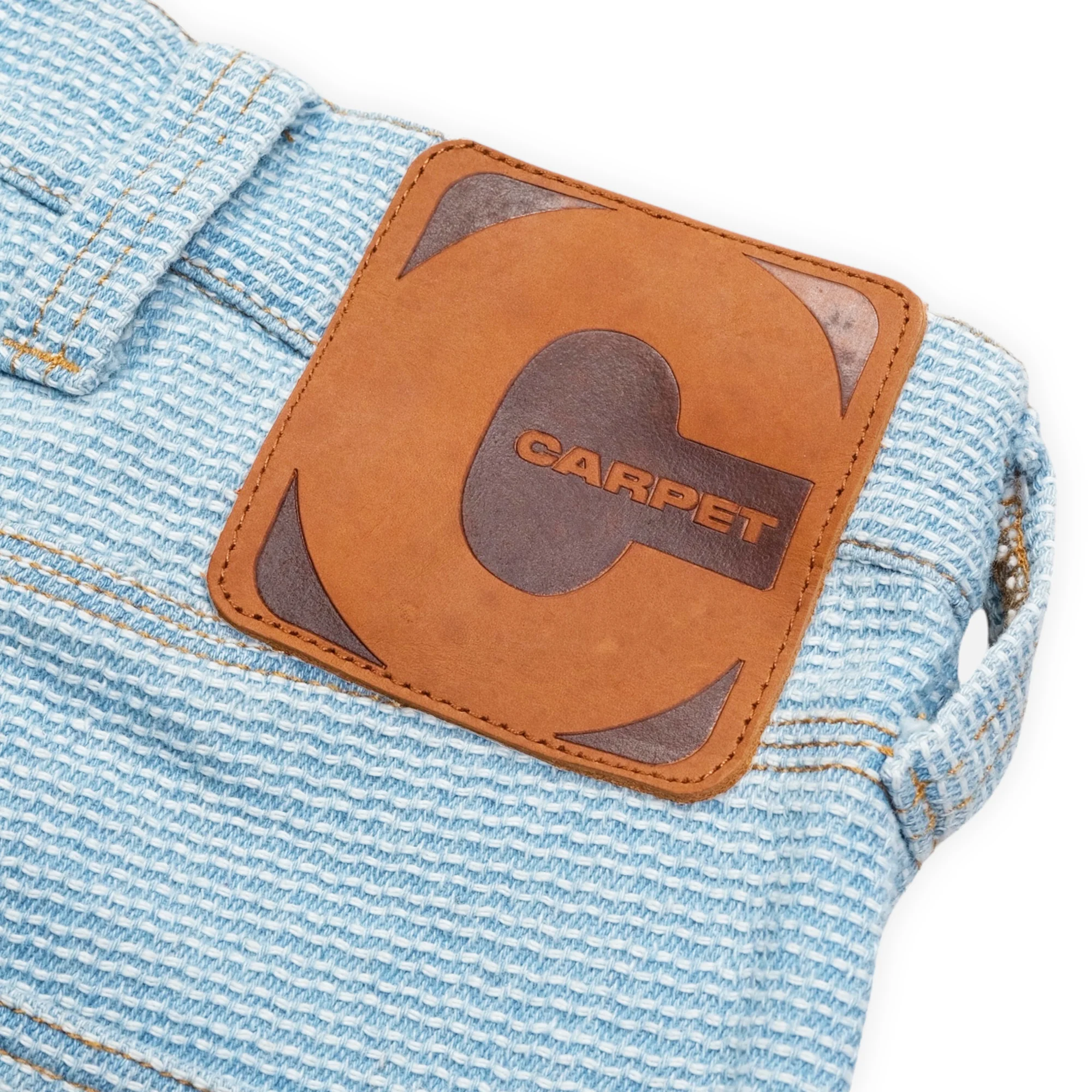 Carpet Company Interlock Stitch Denim Jeans - Blue - Image 8