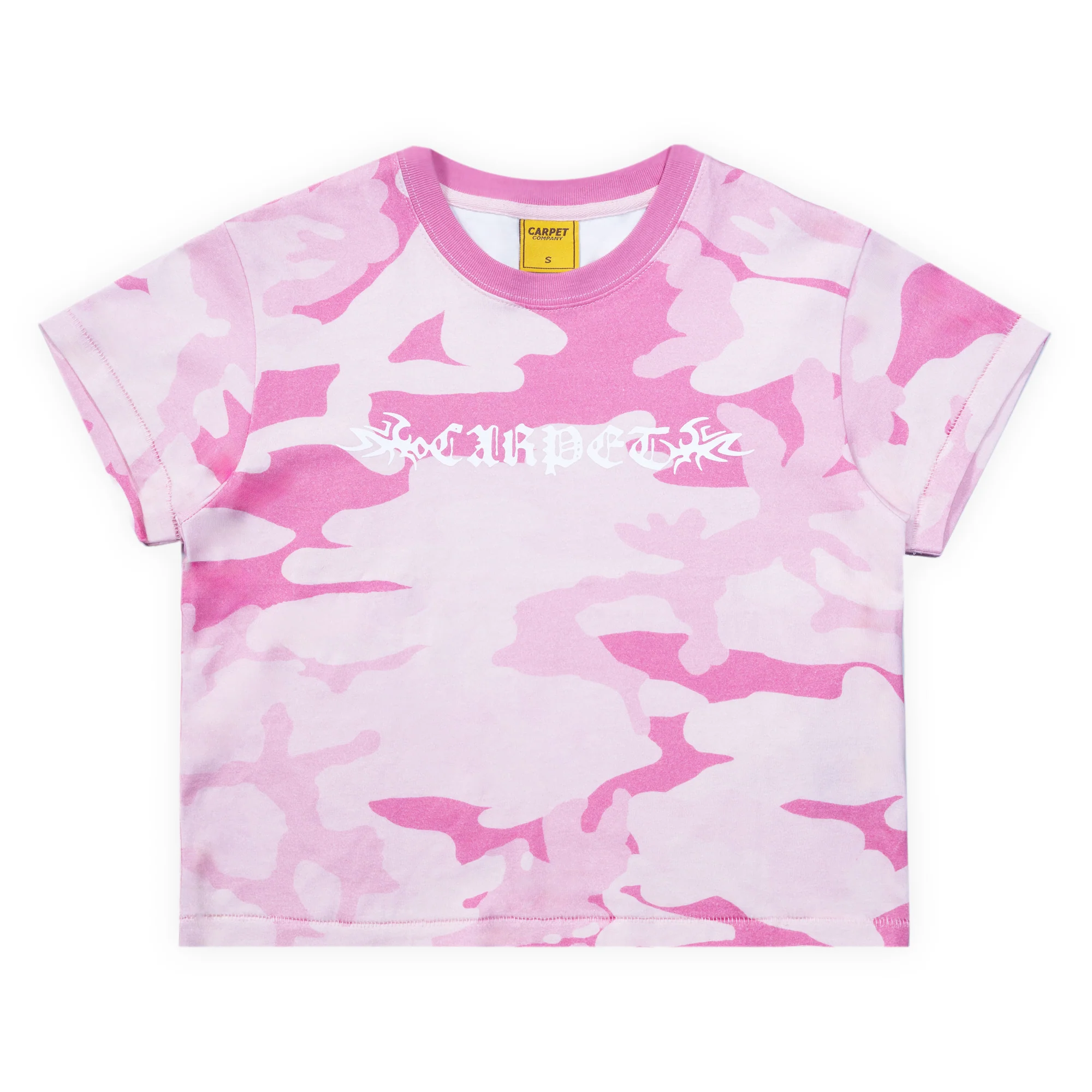 Carpet Company Trampstamp Girls Tee - Pink Camo