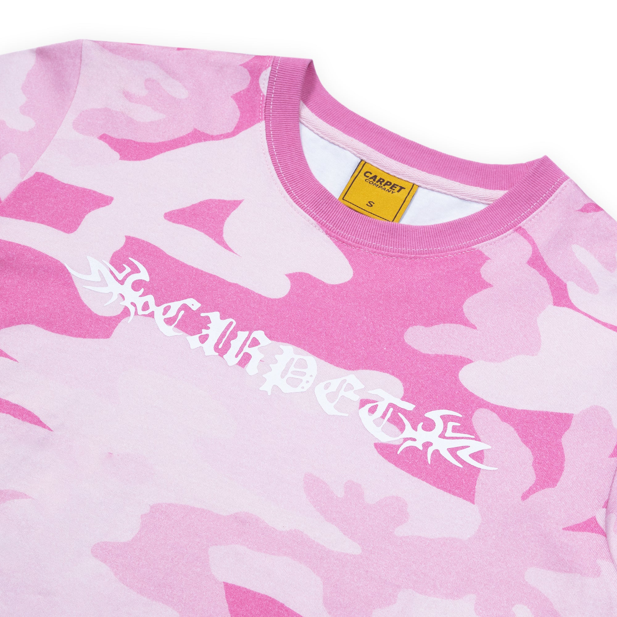 Carpet Company Trampstamp Girls Tee - Pink Camo - Image 2