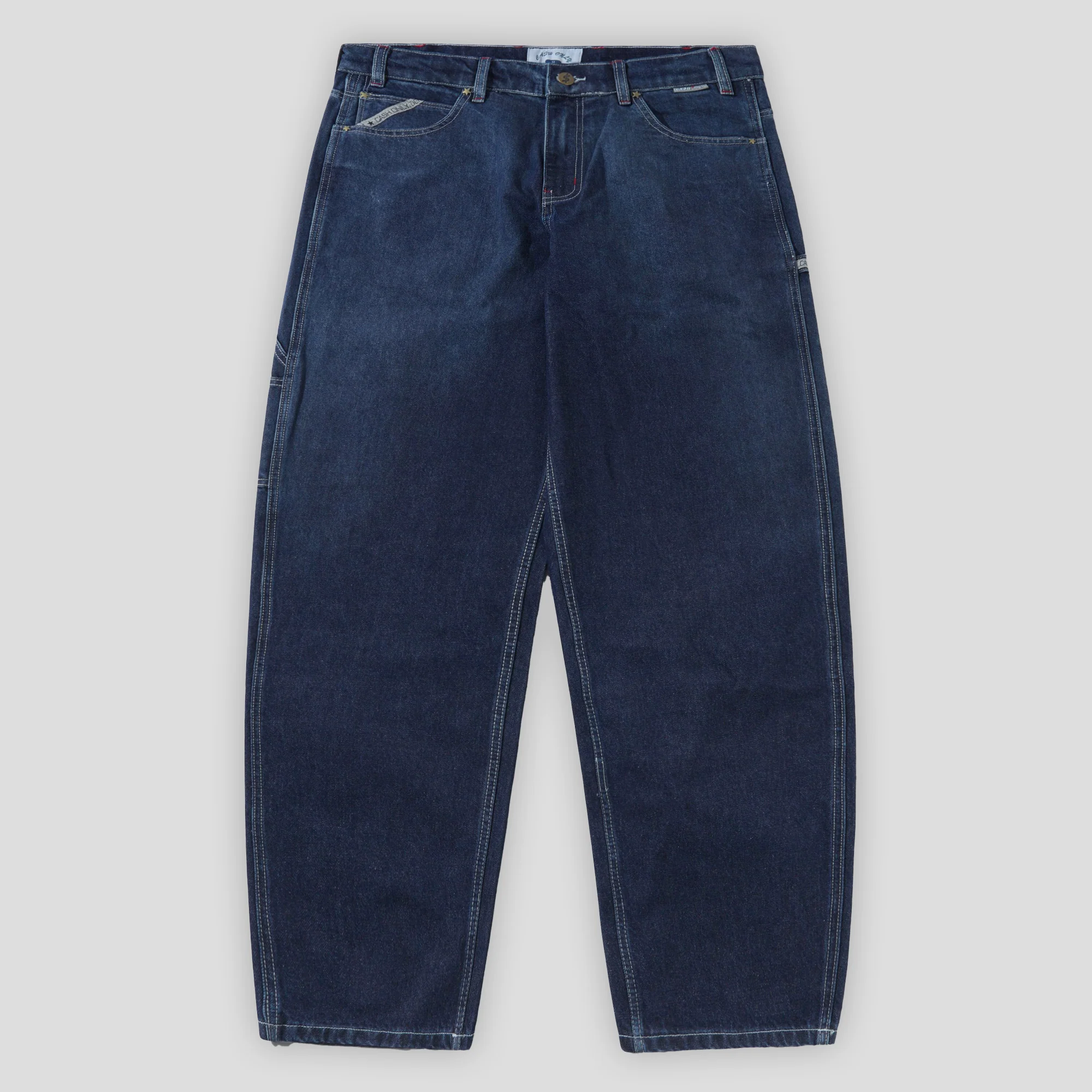 Cash Only Company Denim Jeans - Washed Slub Blue