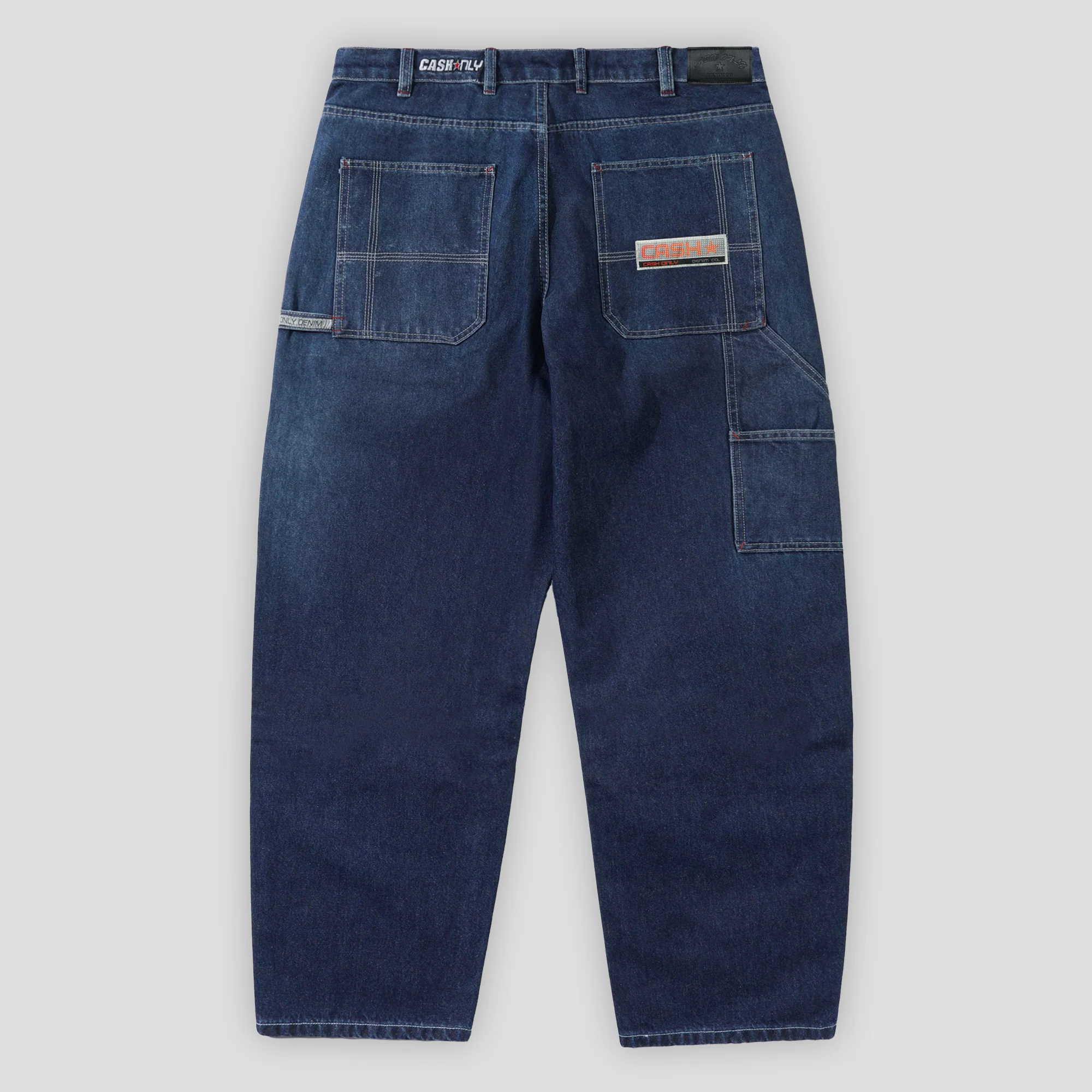 Cash Only Company Denim Jeans - Washed Slub Blue - Image 2