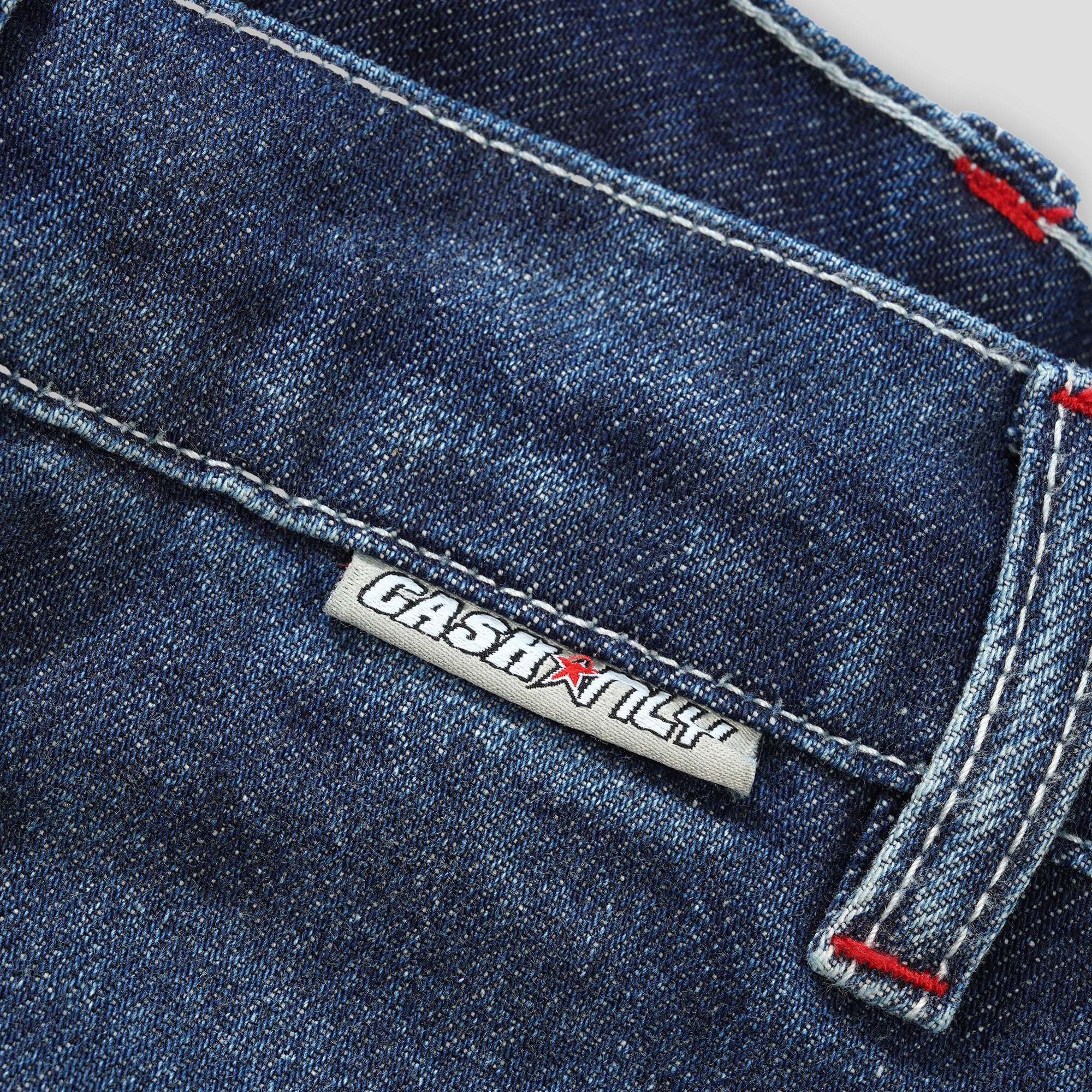 Cash Only Company Denim Jeans - Washed Slub Blue - Image 5