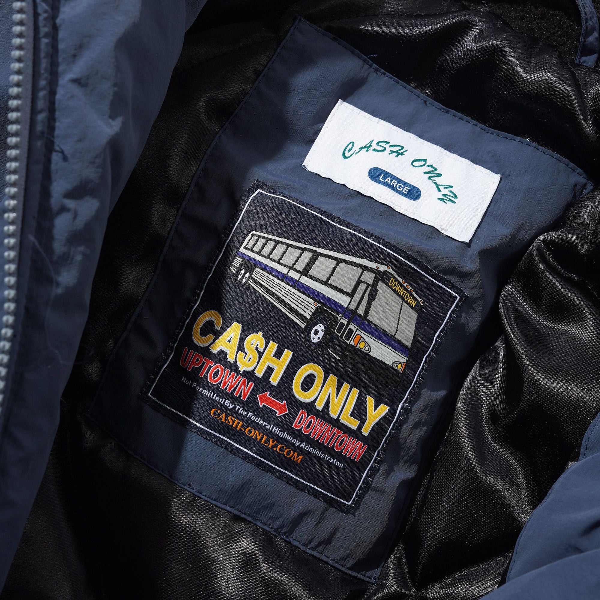 Cash Only Transport Work Jacket - Navy - Image 6