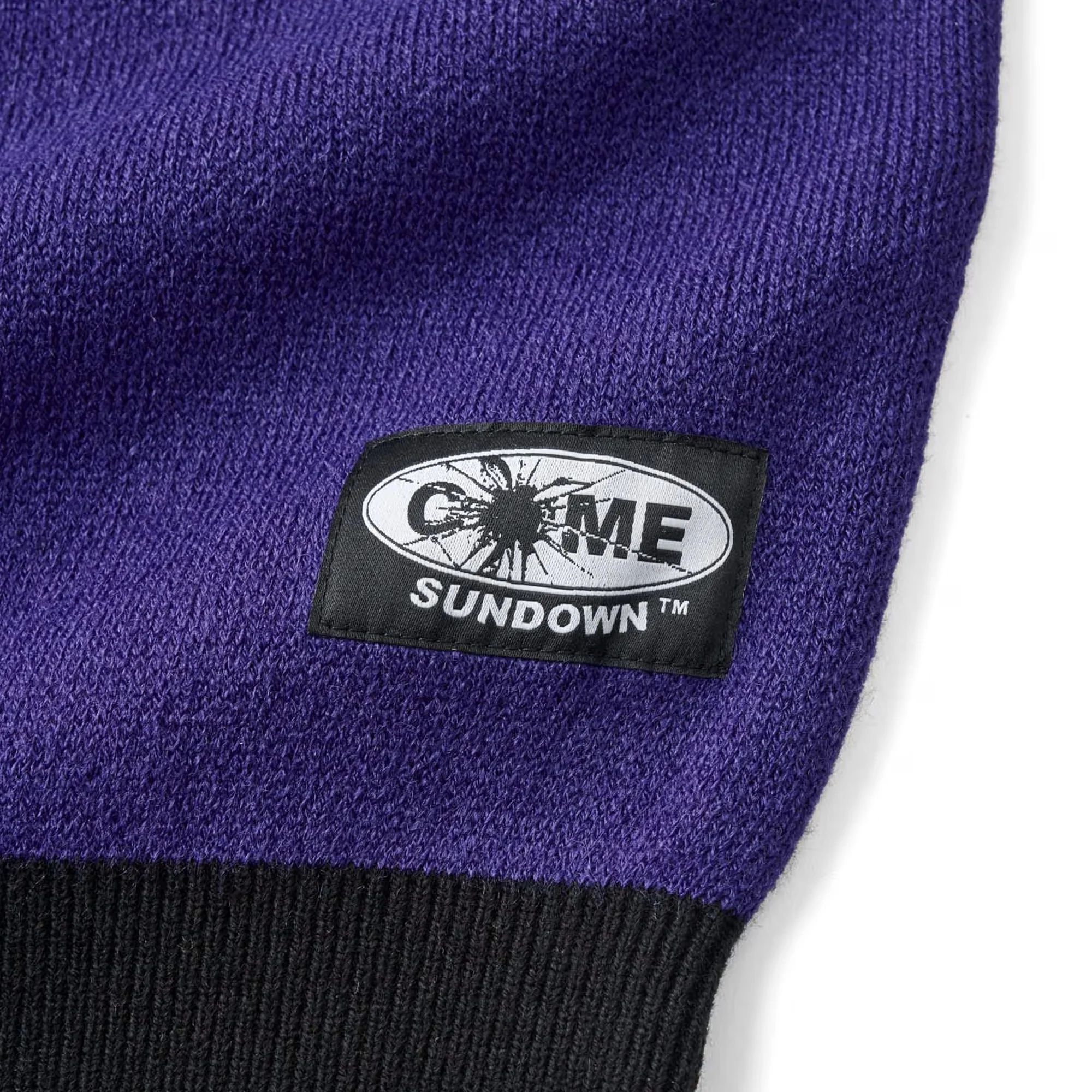 Come Sundown Burn Out Knit - Black / Blue - Image 4