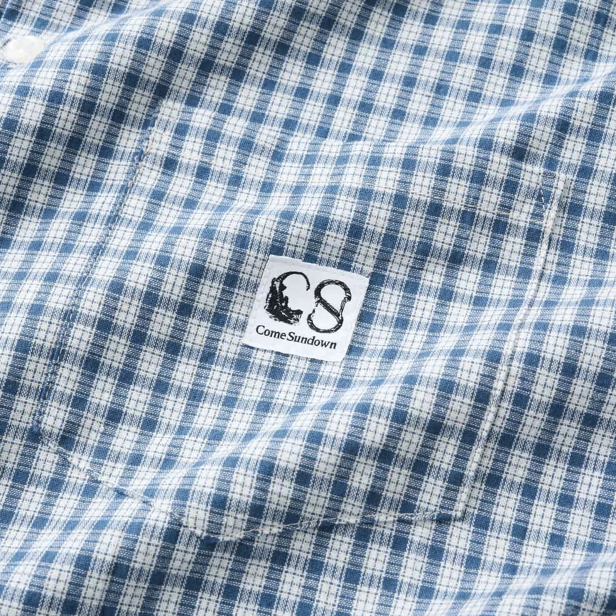 Come Sundown Found Missing Shirt - Blue / White - Image 3