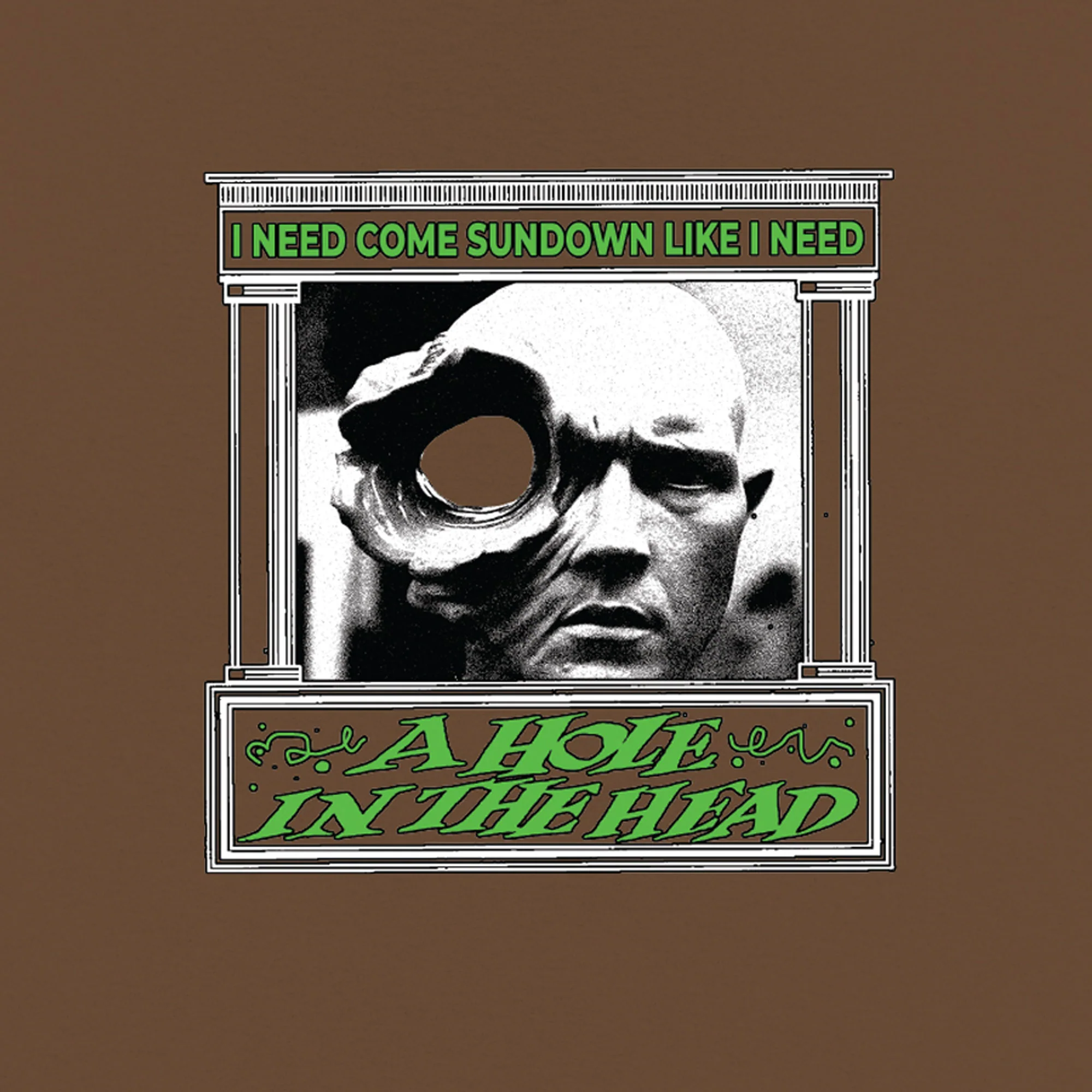 Come Sundown Hole in the Head Tee - Brown - Image 2