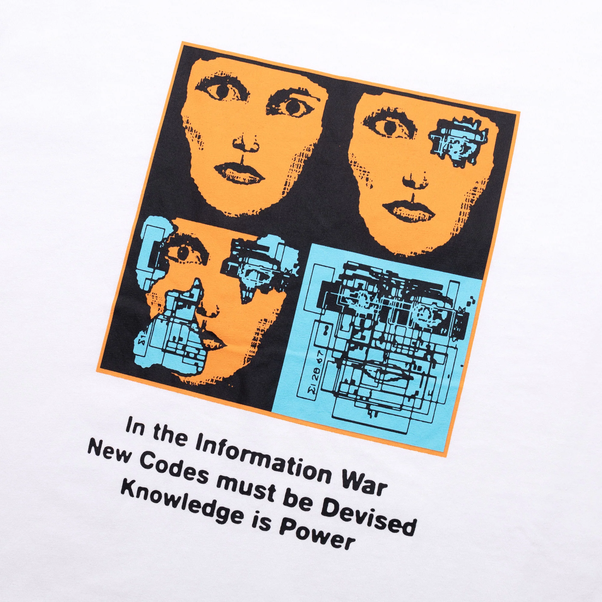 Come Sundown Information War Tee - White - Image 2