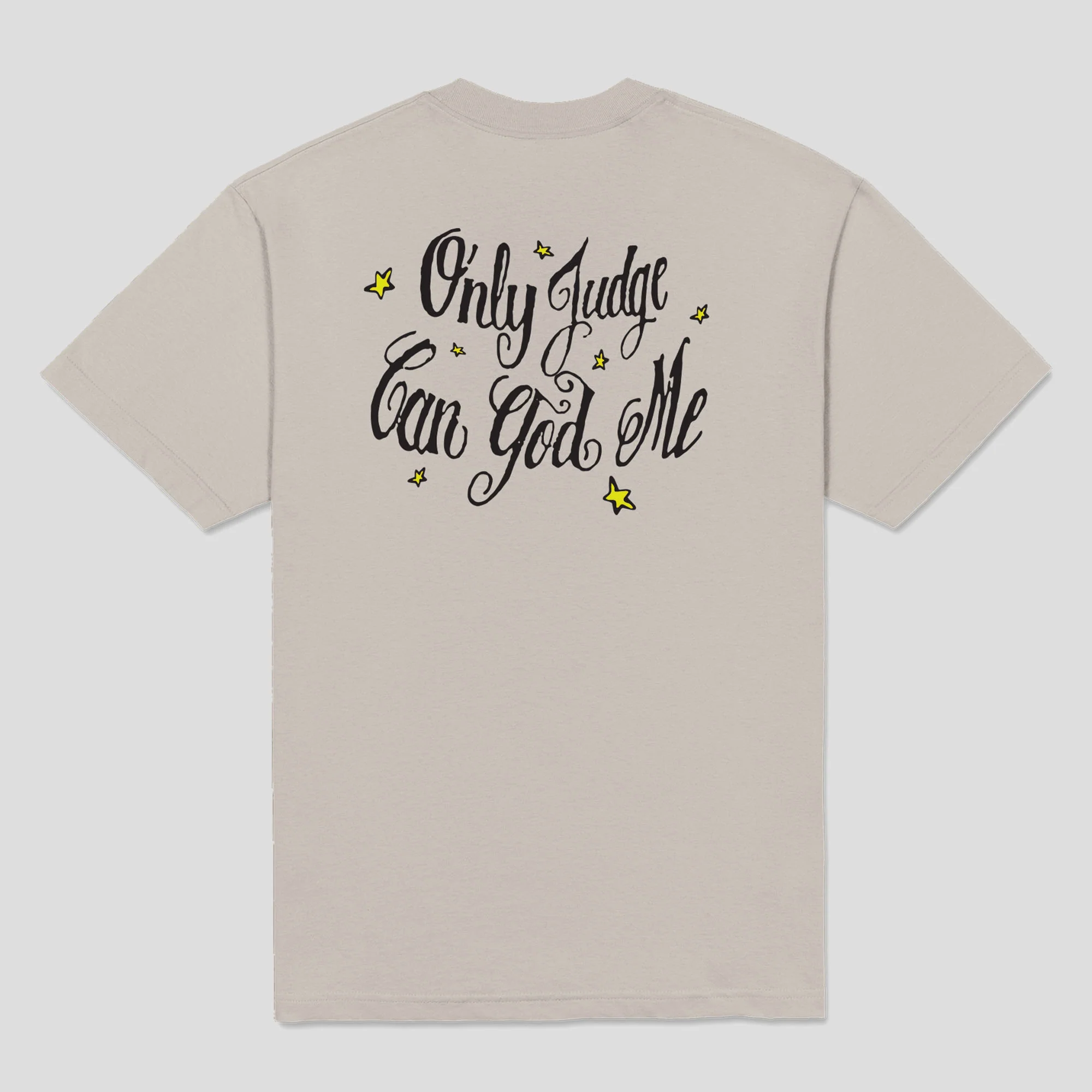 Come Sundown Only Judge Can God Me Tee - Steel - Image 2