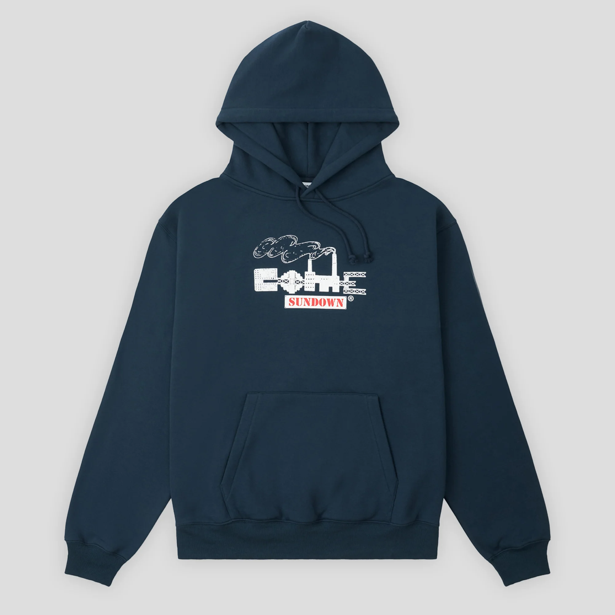 Come Sundown Stacks Hoodie - Navy
