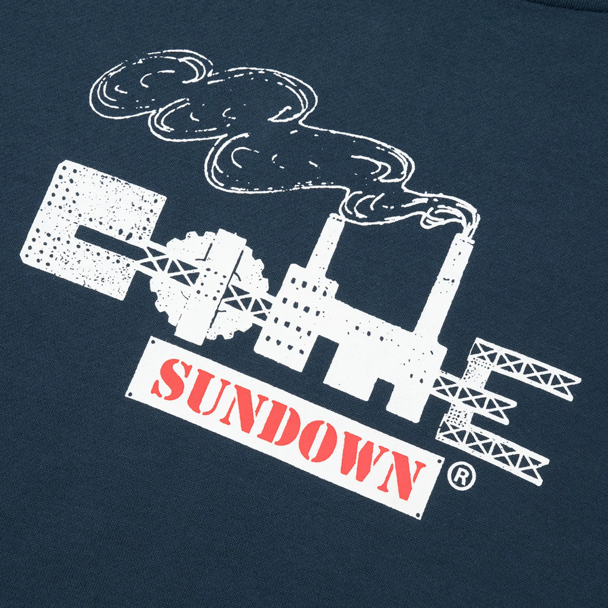 Come Sundown Stacks Hoodie - Navy - Image 3