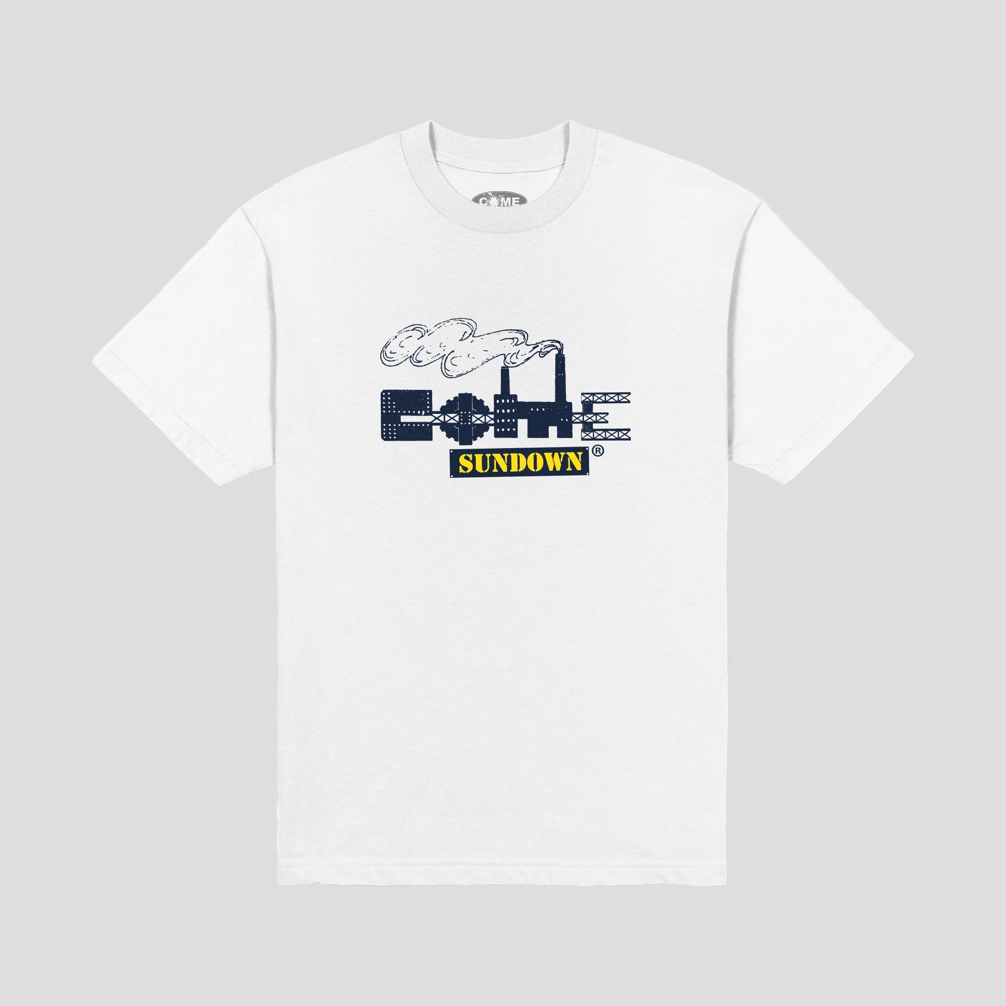 Come Sundown Stacks Tee - White