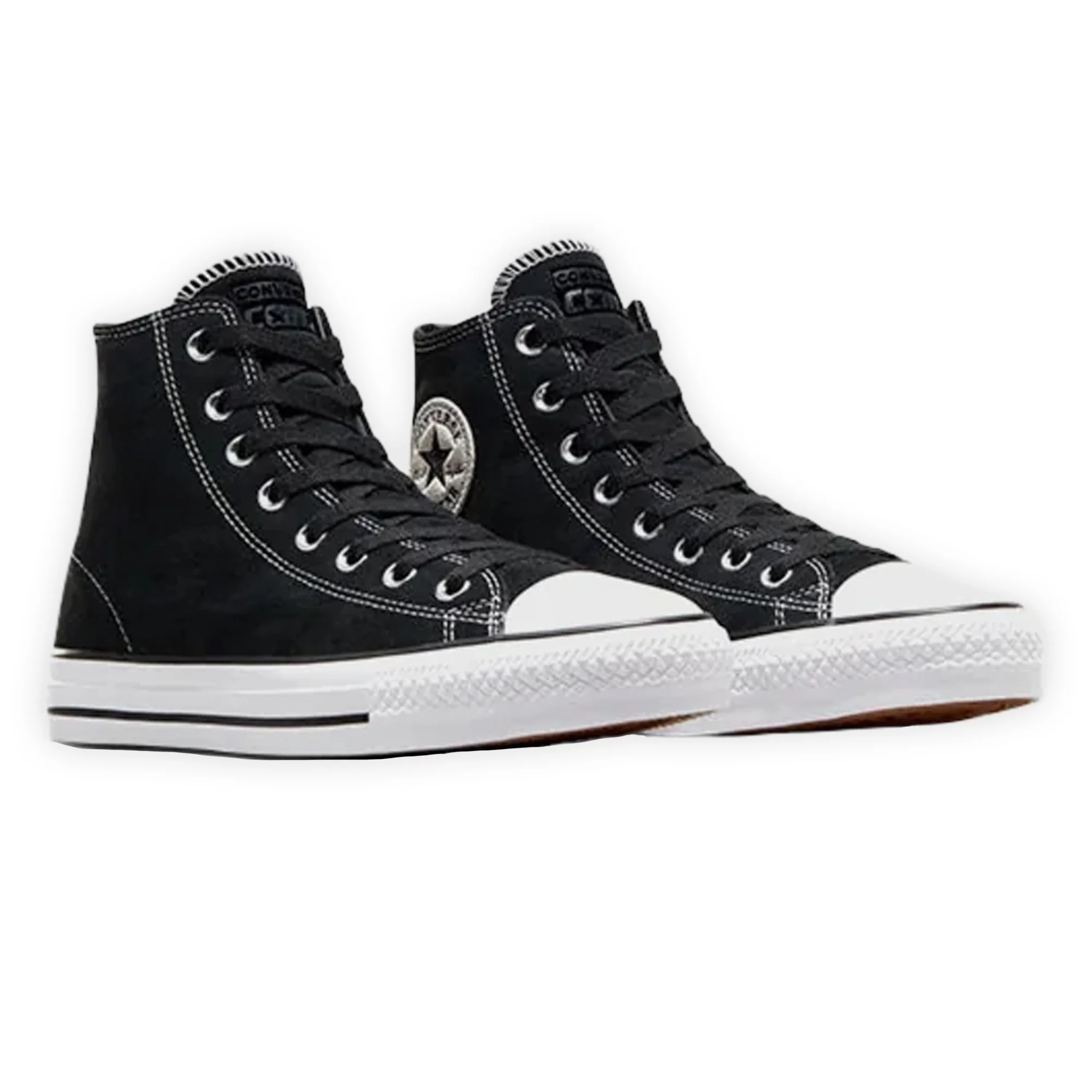 Converse Cons CTAS Pro Suede High Top - Black / Black / White - Image 2