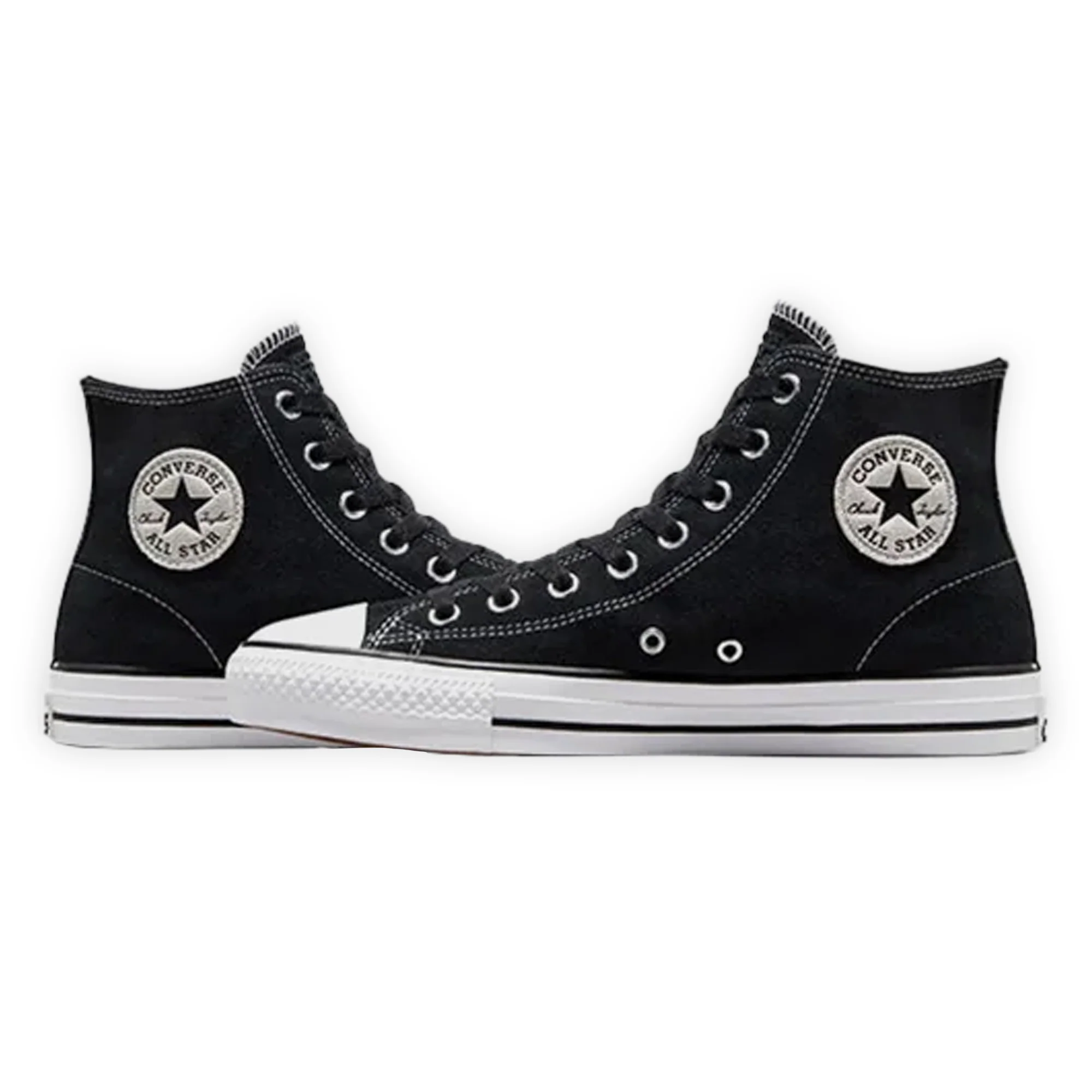 Converse Cons CTAS Pro Suede High Top - Black / Black / White - Image 4
