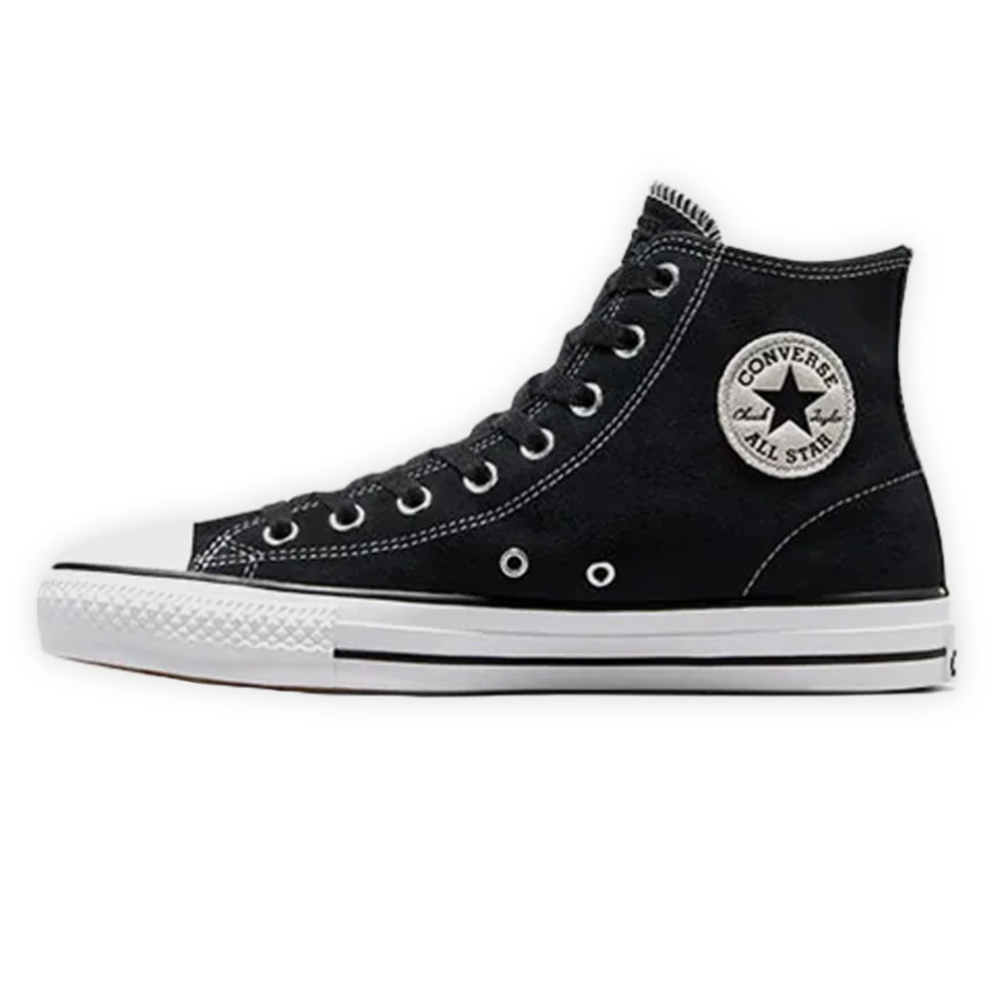 Converse Cons CTAS Pro Suede High Top - Black / Black / White - Image 5