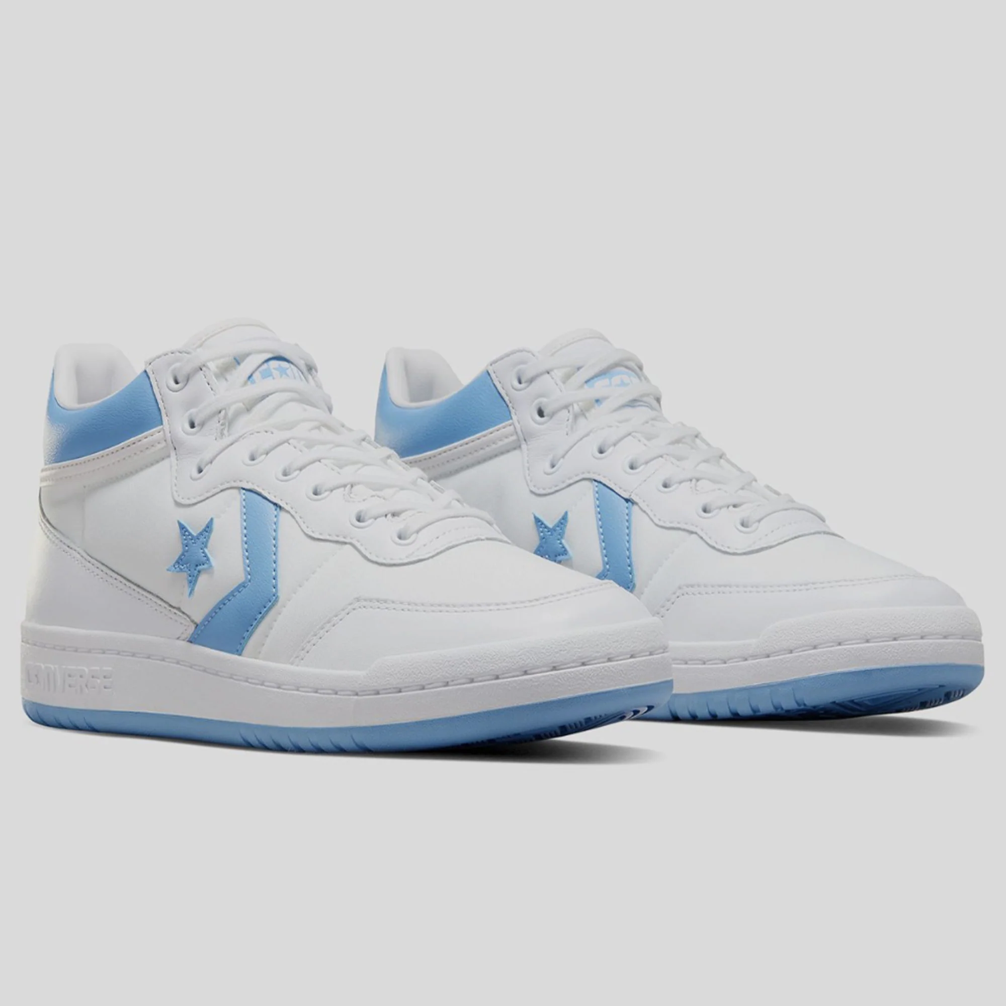 Converse Cons Fastbreak Pro Mid - White / Light Blue - Image 3