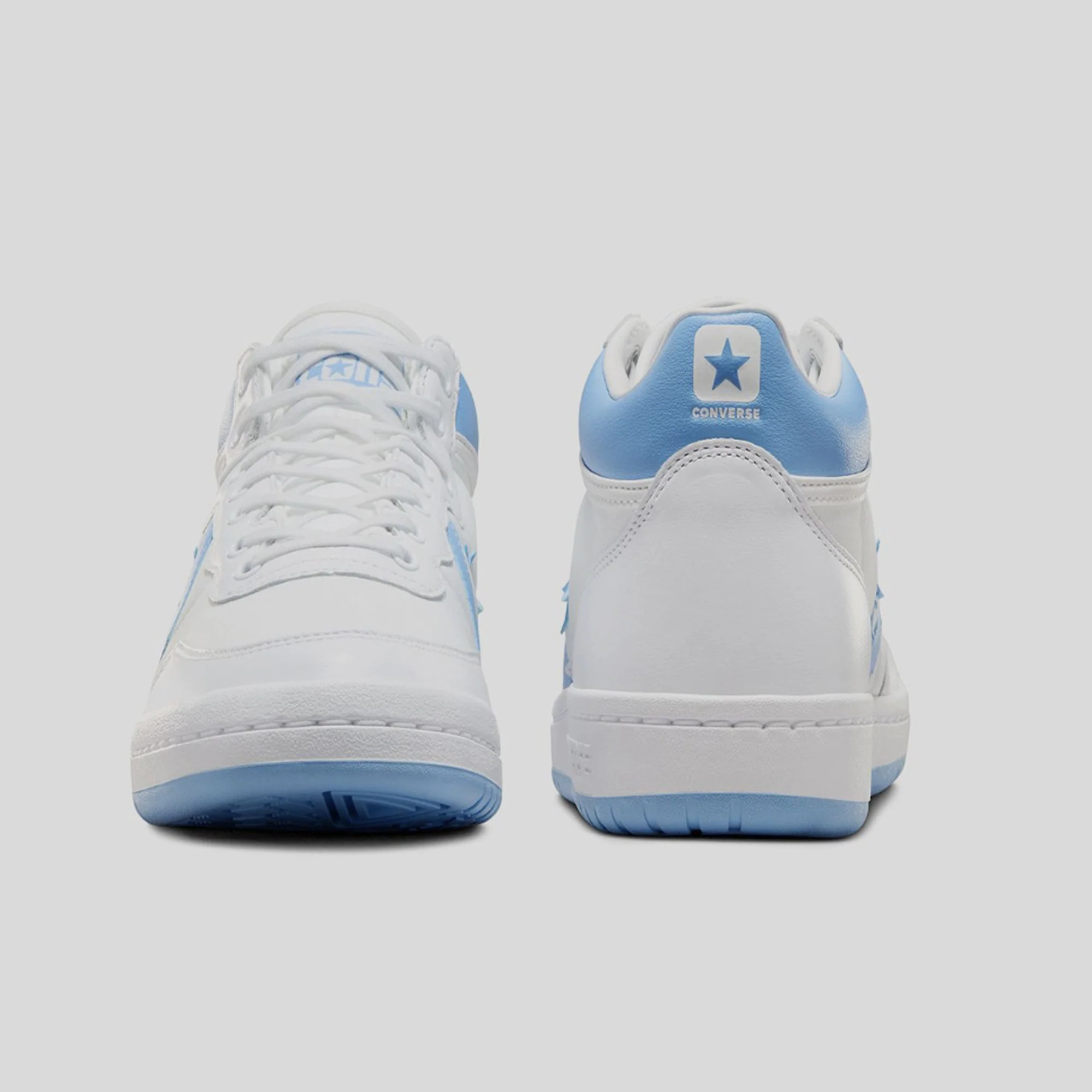 Converse Cons Fastbreak Pro Mid - White / Light Blue - Image 4