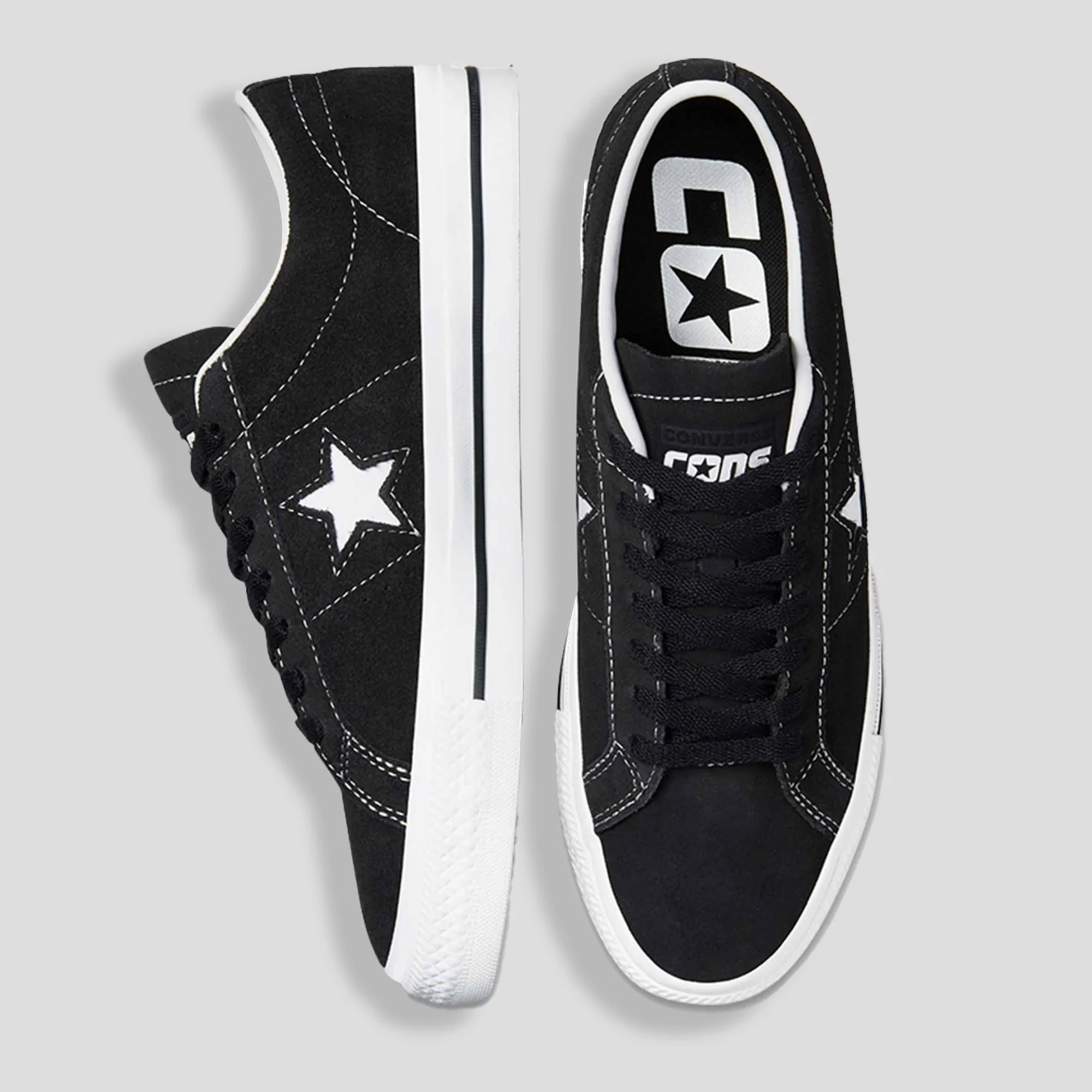 Converse Cons One Star Pro Classic - Black / White - Image 3