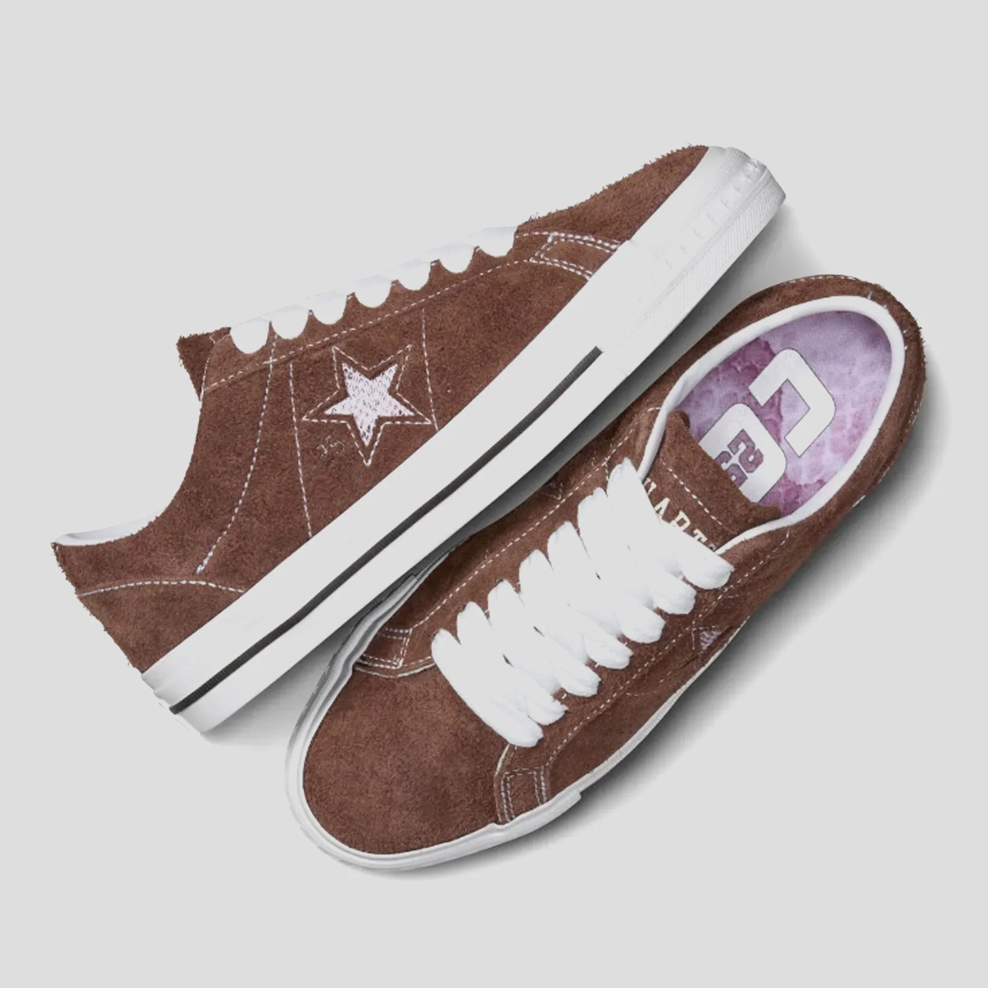 Converse Cons & Quartersnacks One Star Pro Low - Dark Clove - Image 3