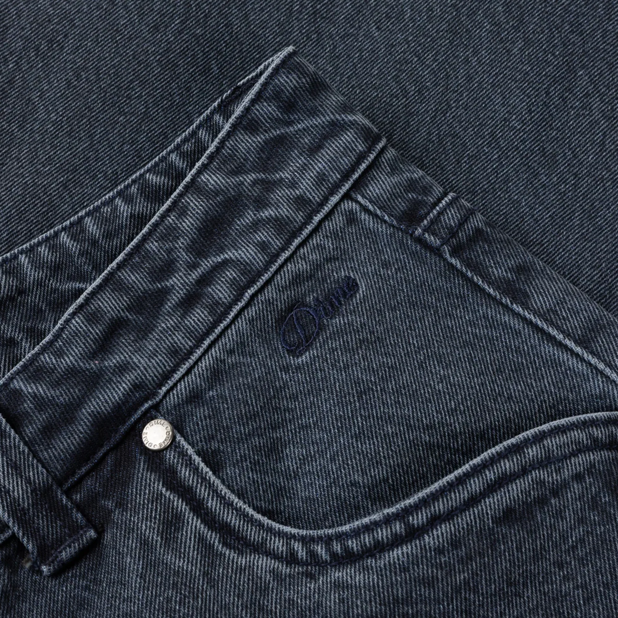 Dime Baggy Denim Pants - Overdyed Blue - Image 3