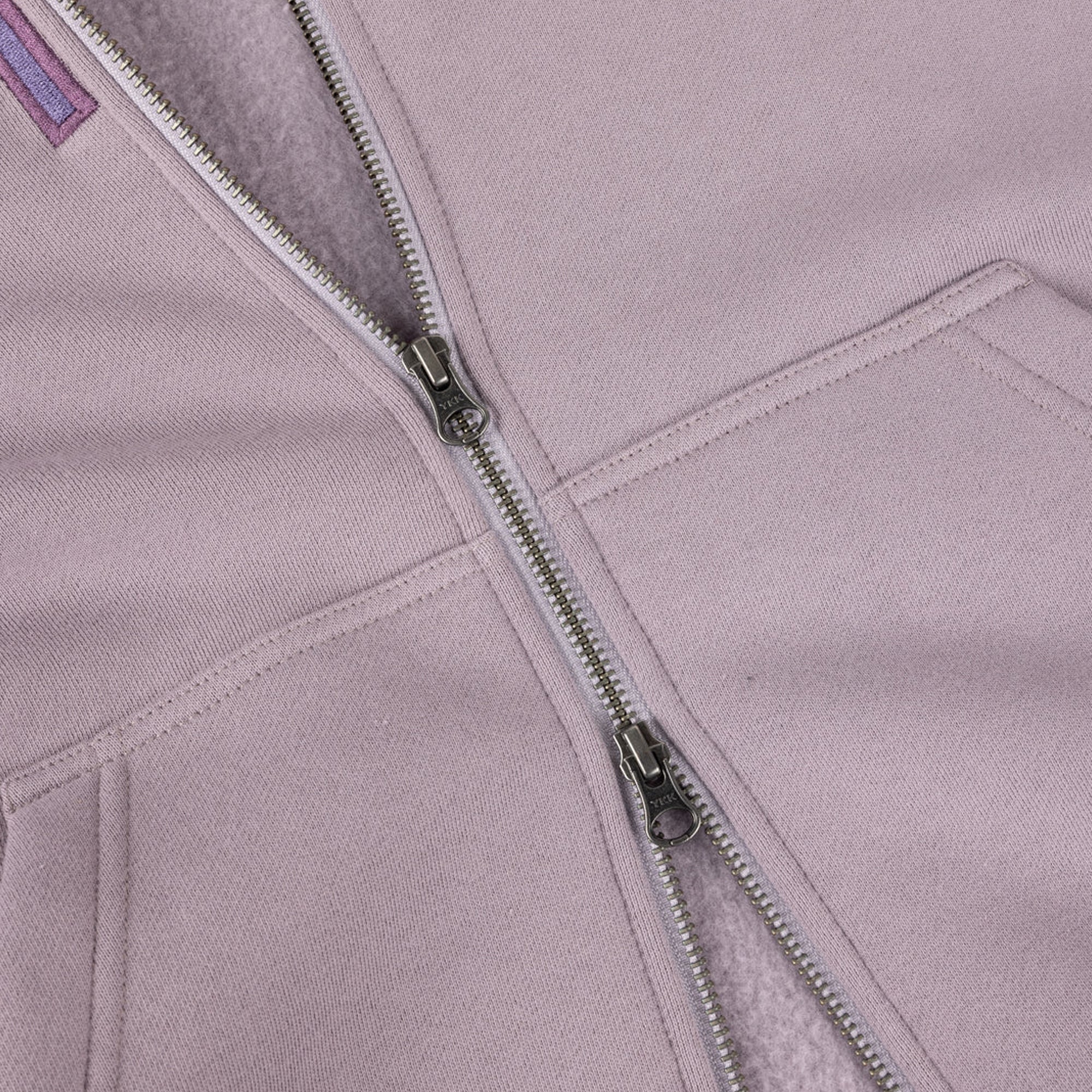 Dime Blocks Zip Hoodie - Stone Mauve - Image 3