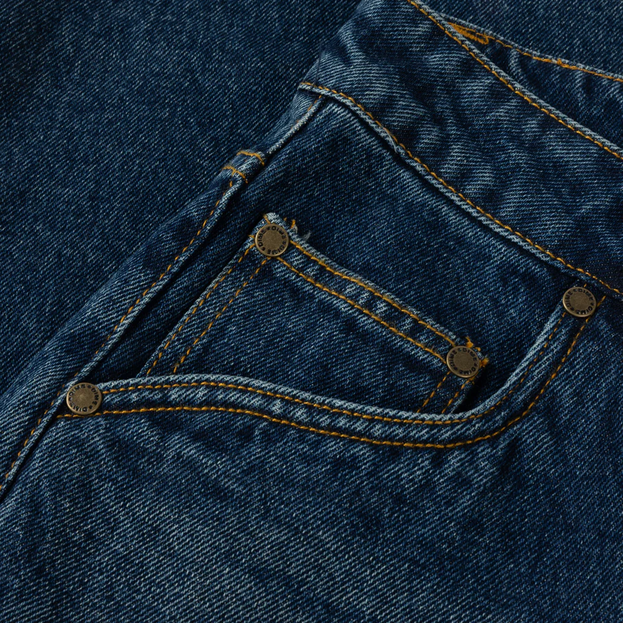 Dime Classic Relaxed Denim Pants - Faded Indigo - Image 5
