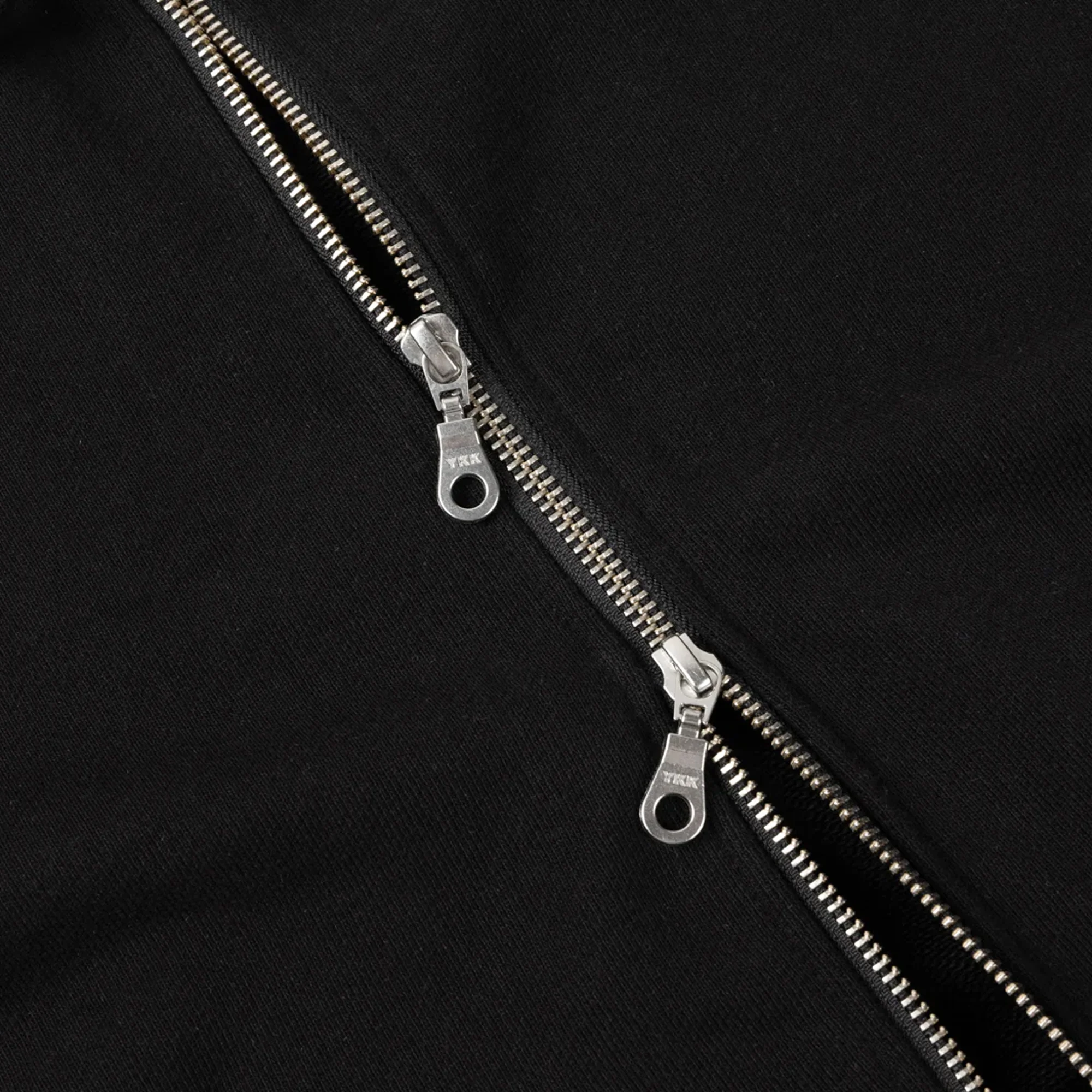 Dime Cropped Zip Hoodie - Black - Image 3