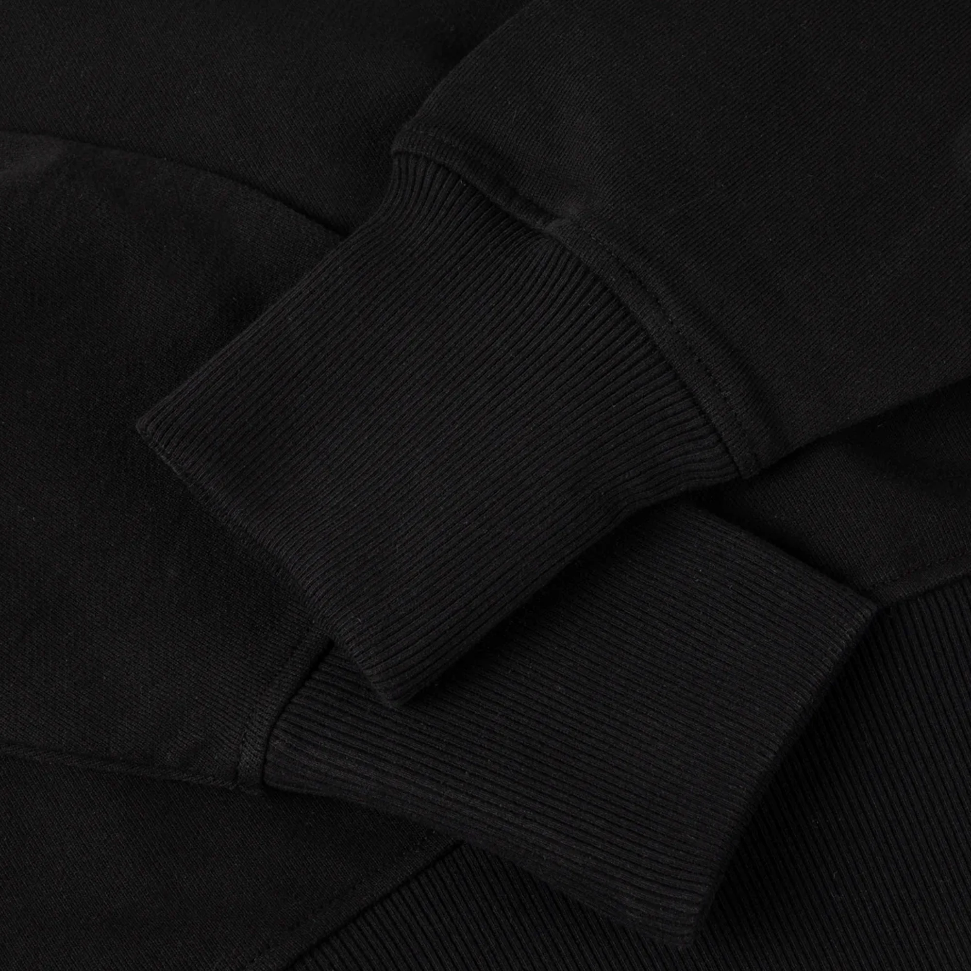 Dime Cropped Zip Hoodie - Black - Image 4