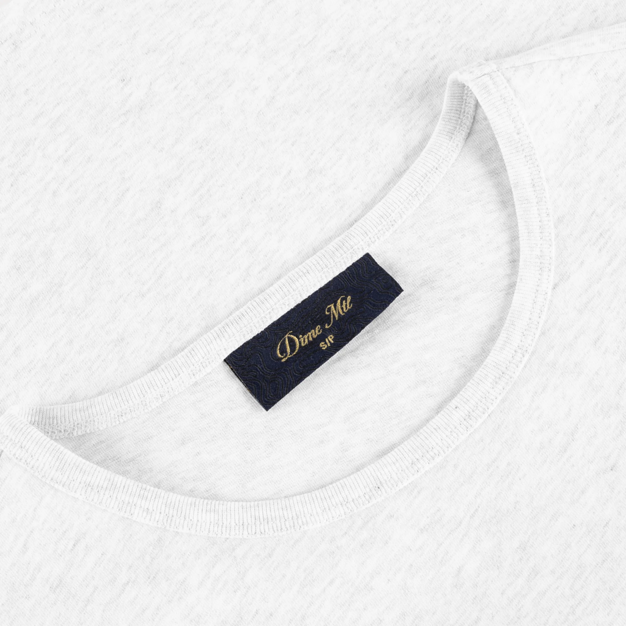 Dime Fluff T-Shirt - Ash - Image 3