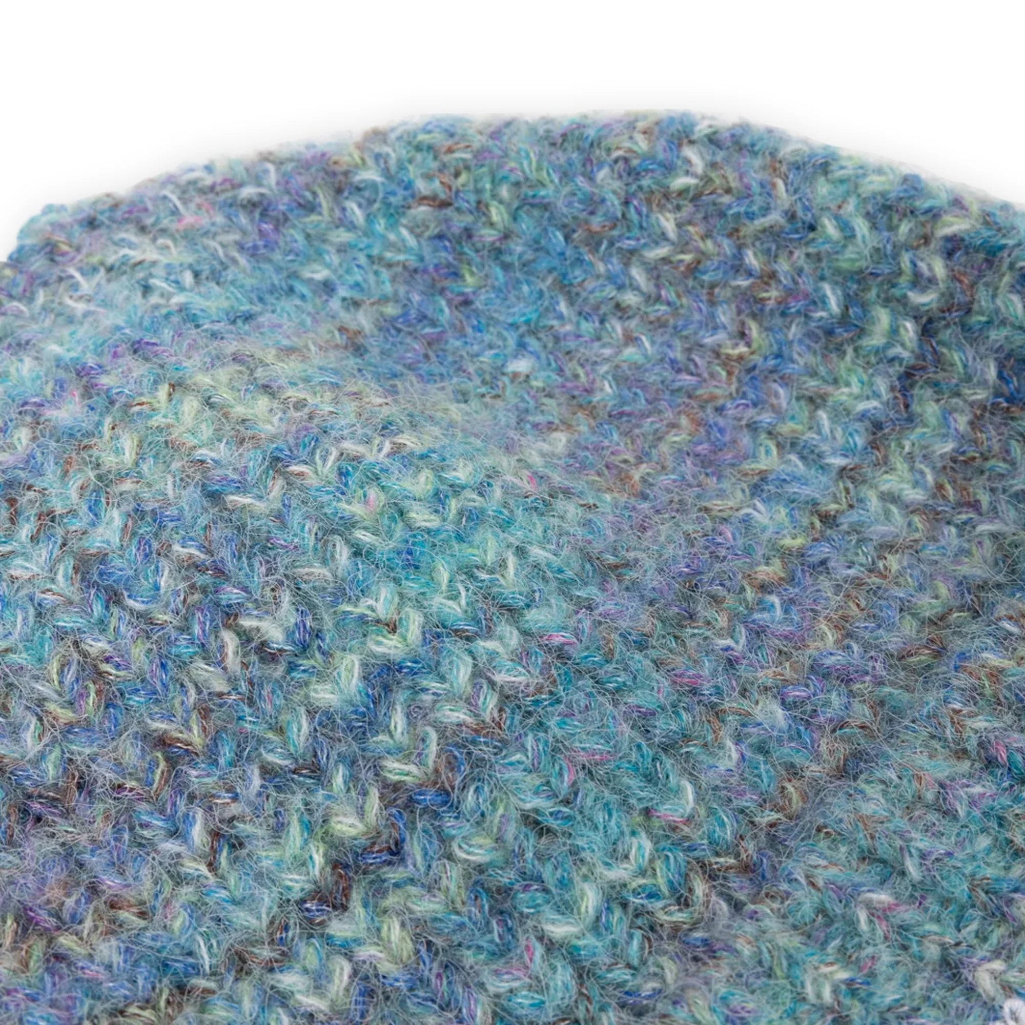 Dime Fuzzy Fold Beanie - Blue Multi - Image 2