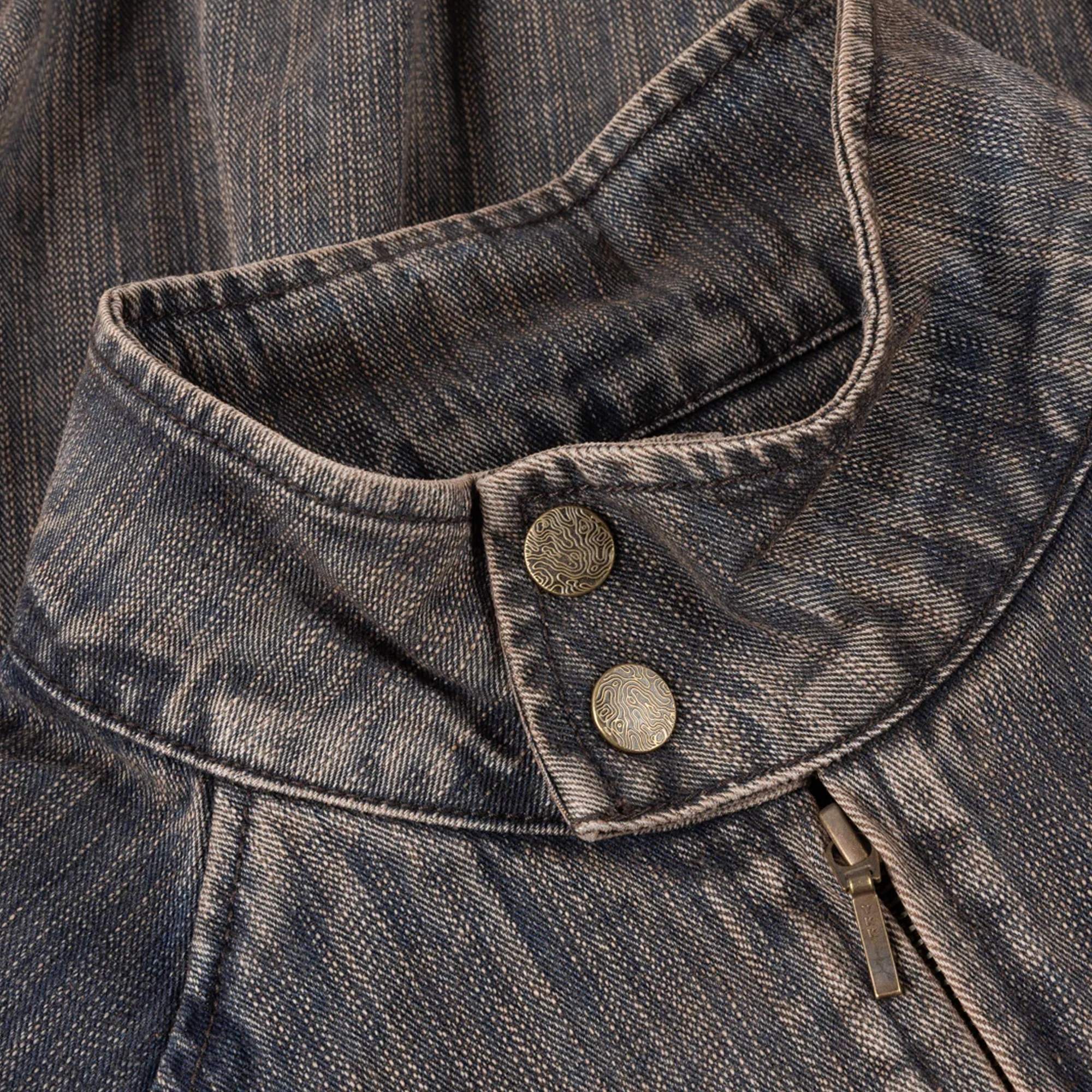 Dime Jeans Jacket - Premium Brown - Image 3