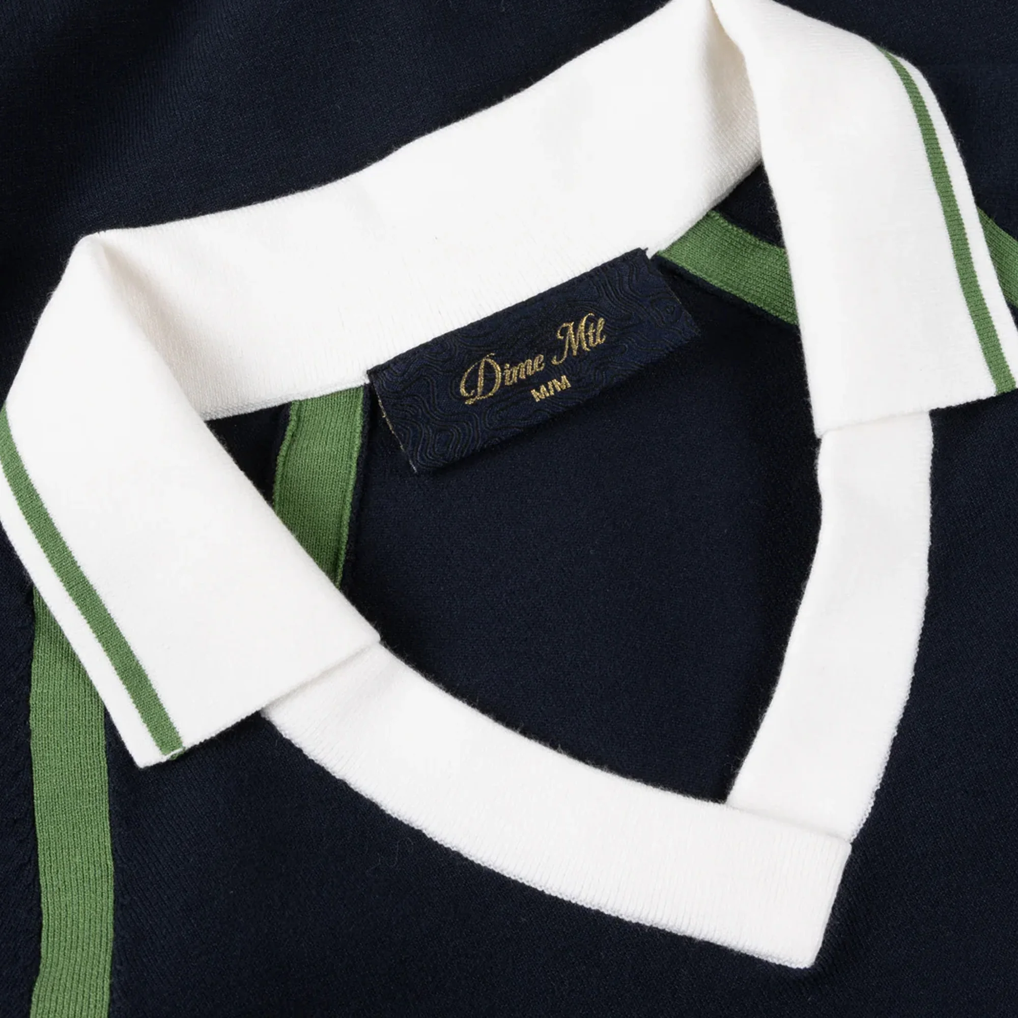 Dime Knitted Jersey - Navy - Image 3