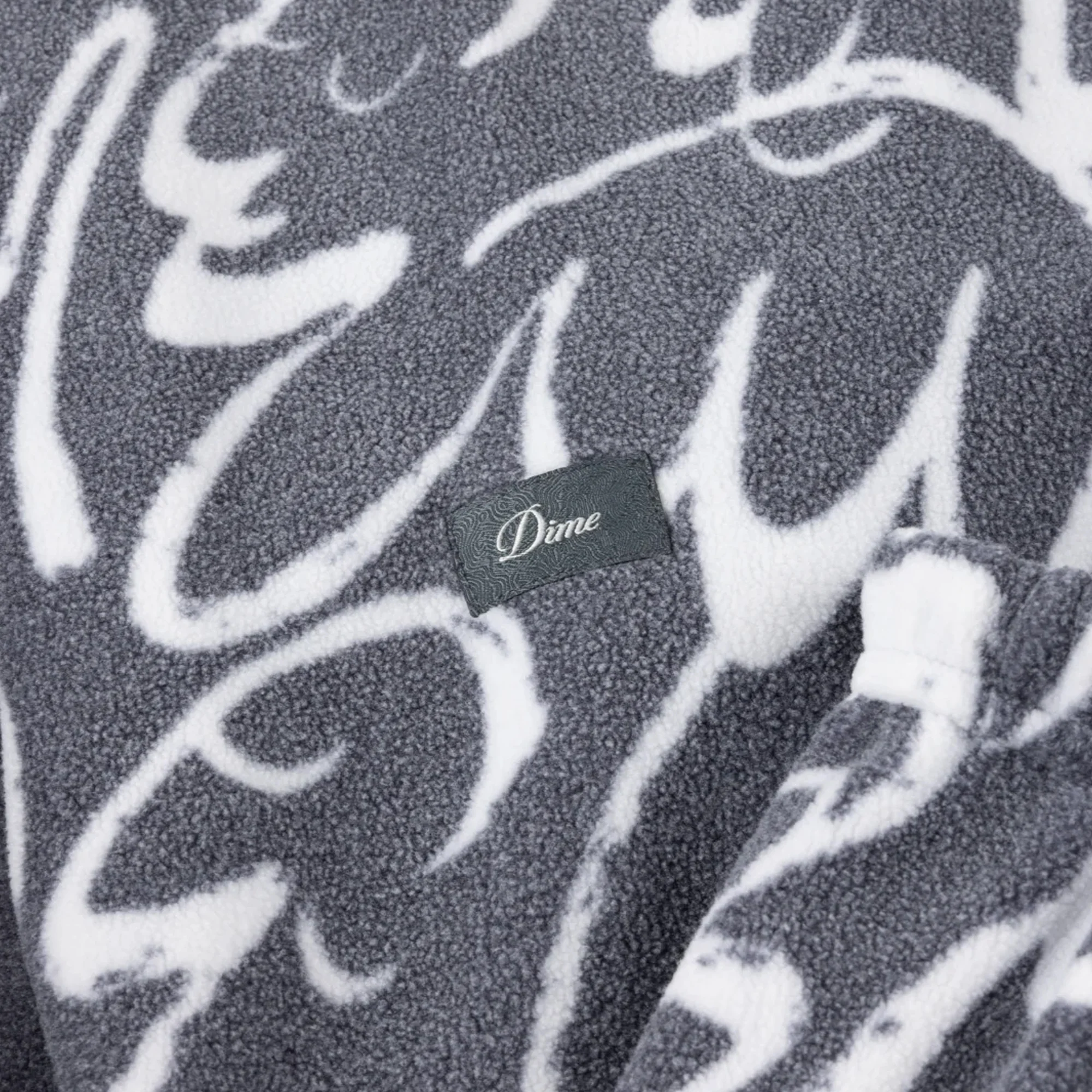 Dime Reversible Chilling Fleece - Gray / Black - Image 5
