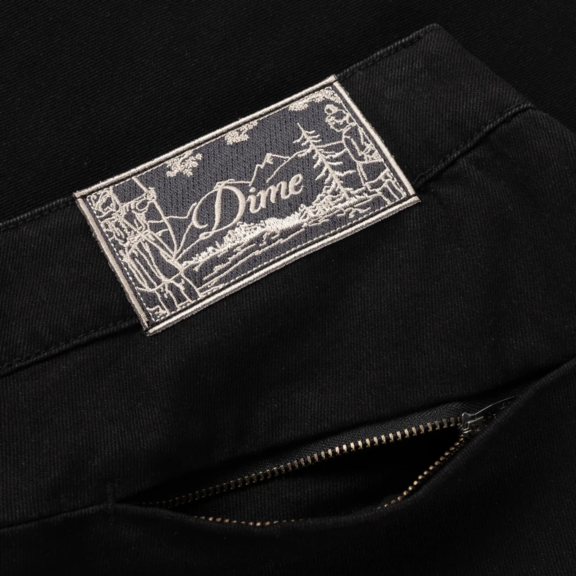 Dime Tech Denim Shorts - Black - Image 5
