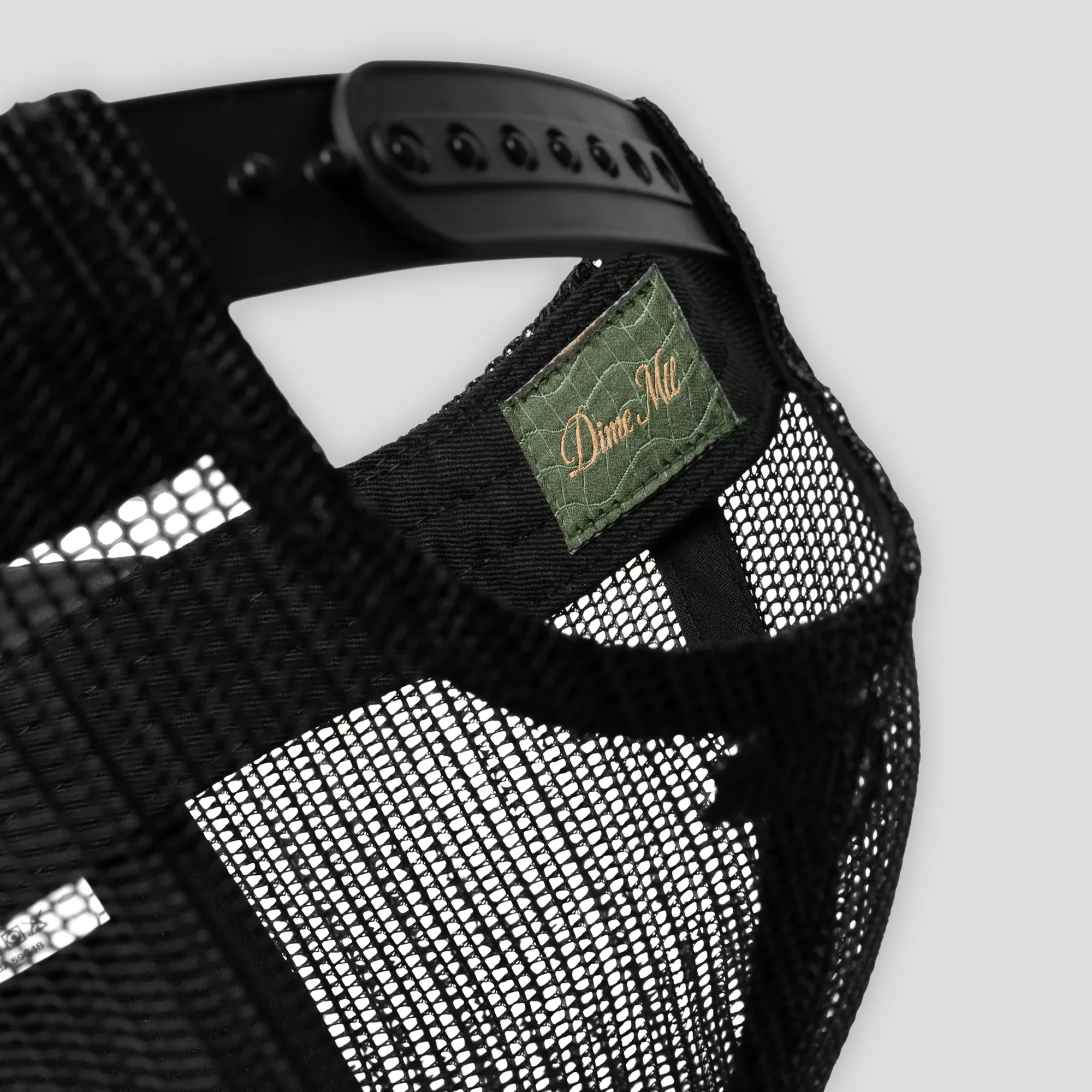 Dime Vortex Trucker Cap - Black - Image 3
