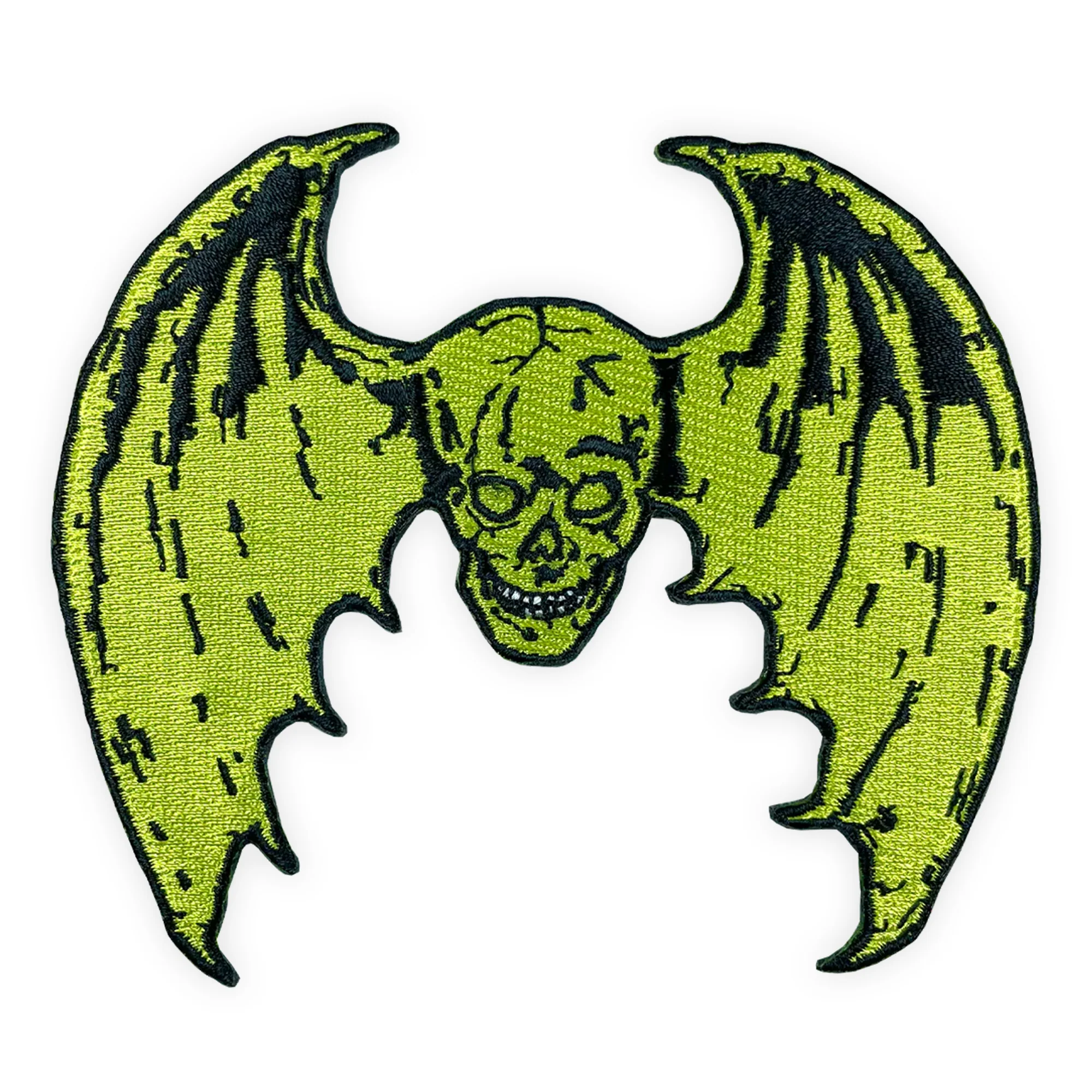 Dungeon Skull Bat Embroidered Patch