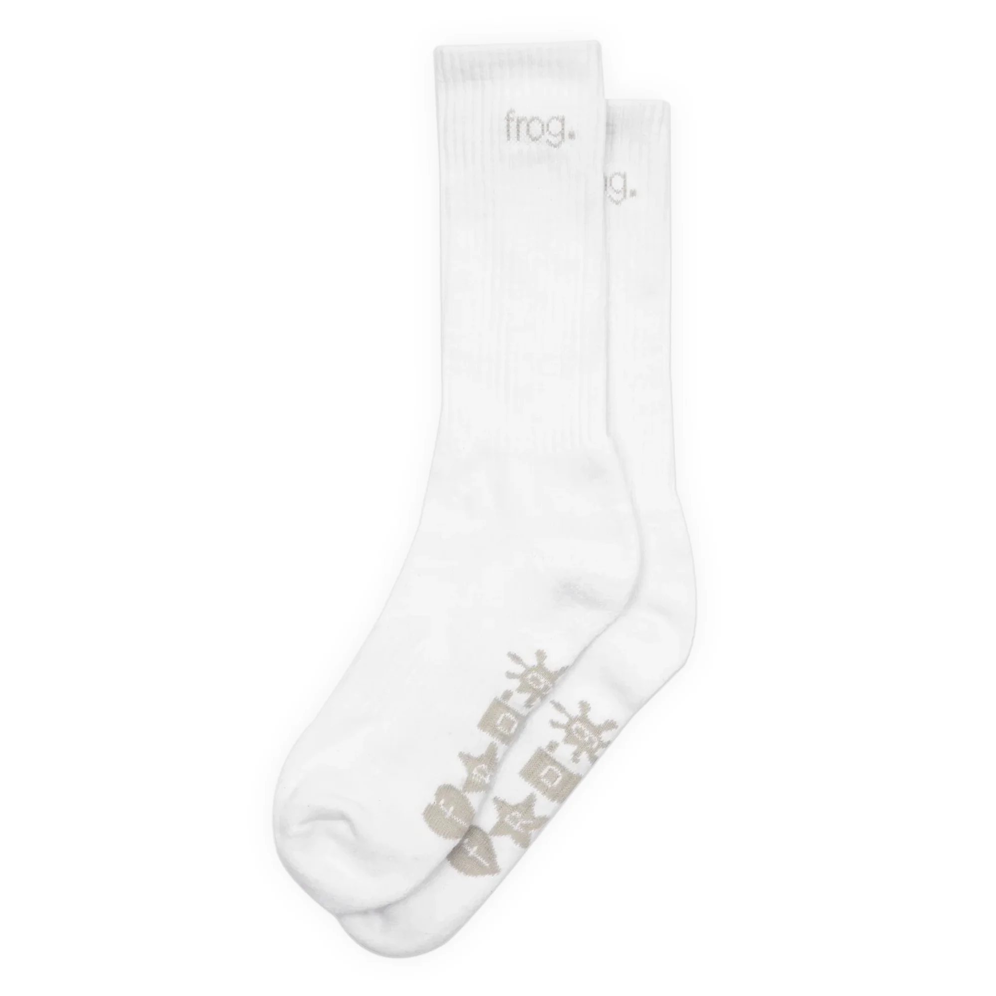 Frog Skateboards Frog Socks - White