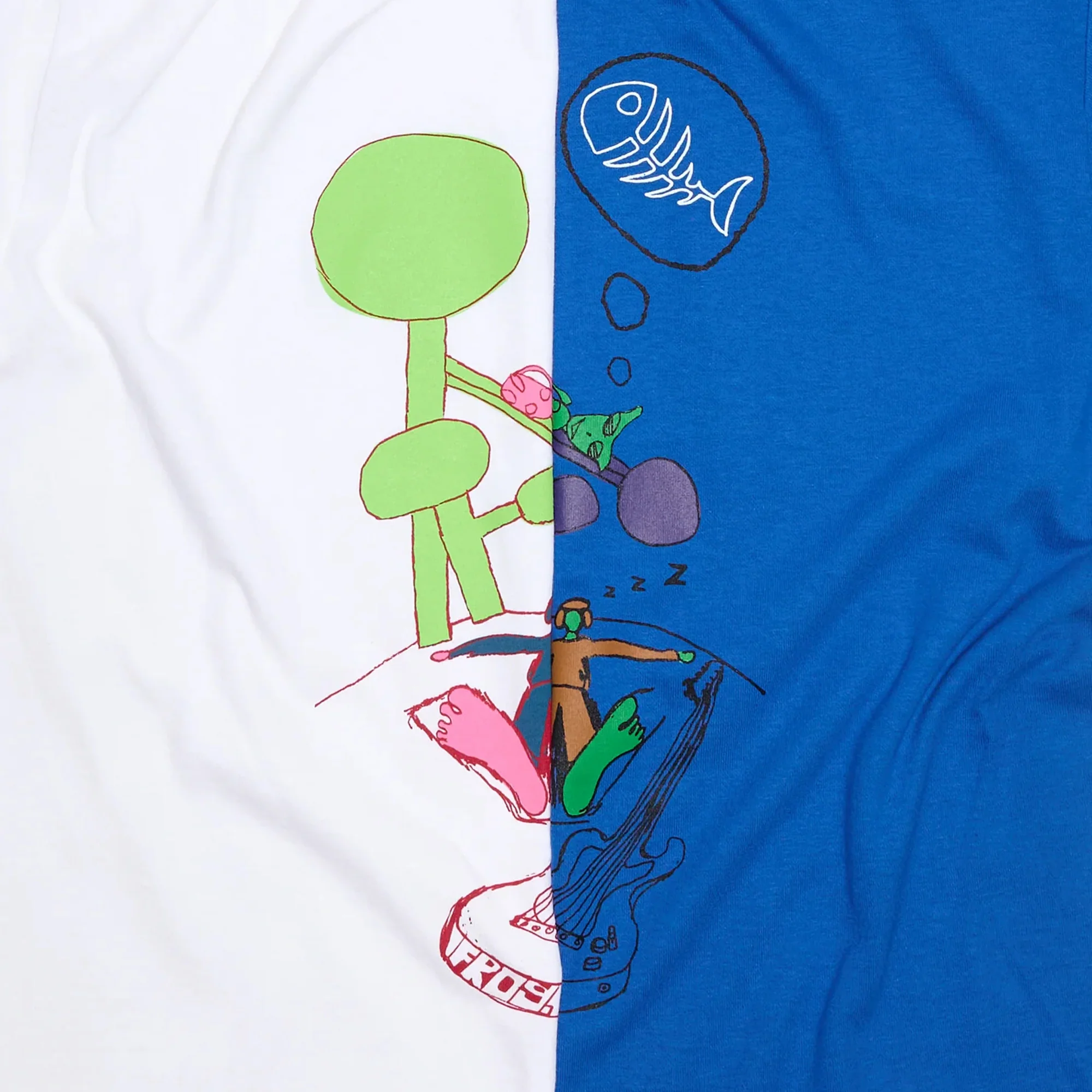 Frog Skateboards Snoozer Tee - White - Image 2